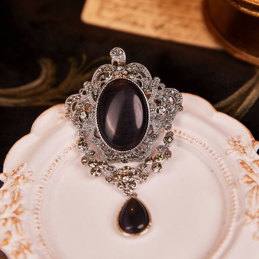 Elegant Copper Alloy Brooch KK-4384