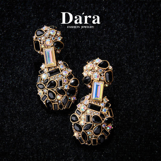 Refined Swarovski Crystal Copper Alloy Earrings KK-JK0027