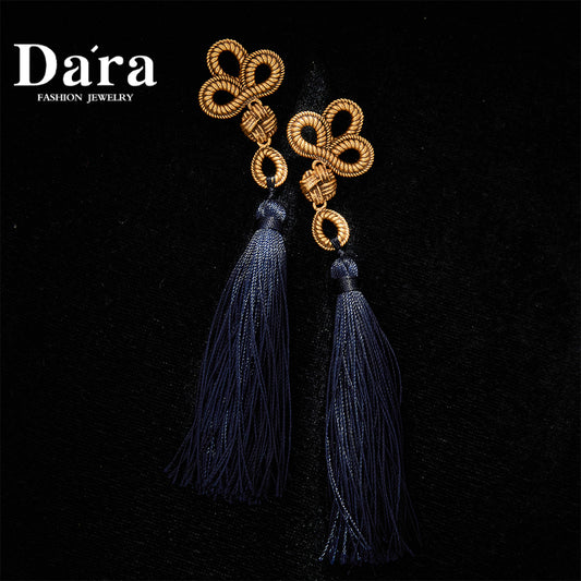 Elegant Copper Alloy Earrings  KK-92069