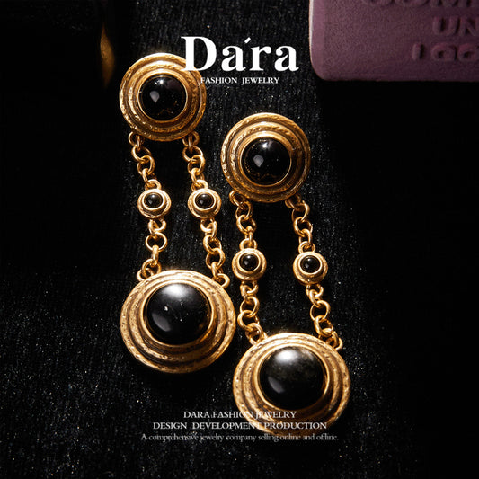 Elegant Copper Alloy Earrings  KK-9096