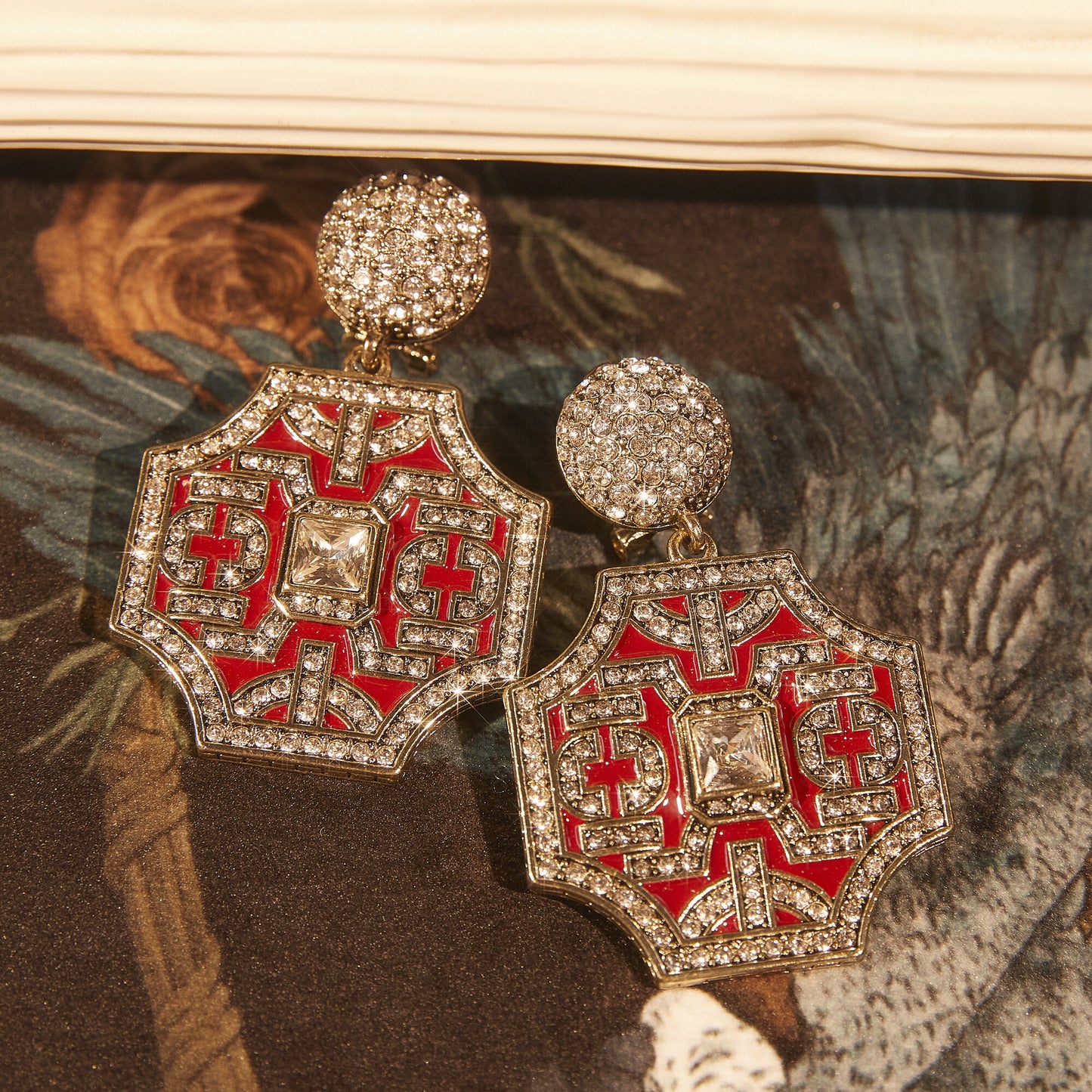 Timeless Swarovski Crystal Copper Alloy Necklace & Earrings Set KK-91361