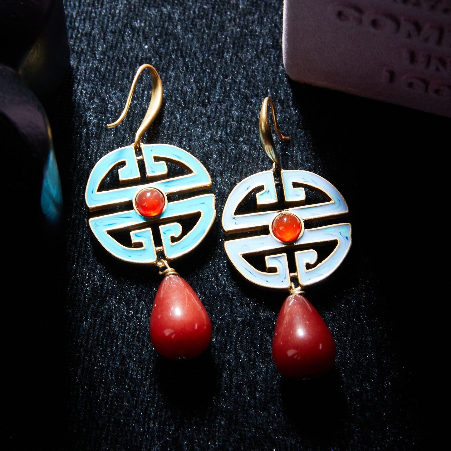 Refined Swarovski Crystal Copper Alloy Earrings  KK-9041