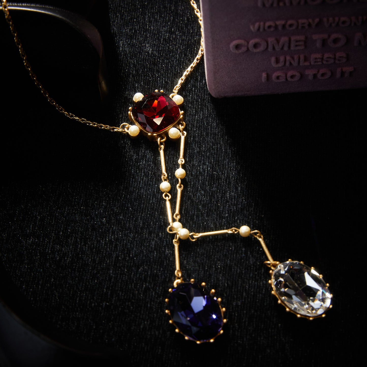 Refined Swarovski Crystal Copper Alloy earl-Imitation Necklace KK-91224