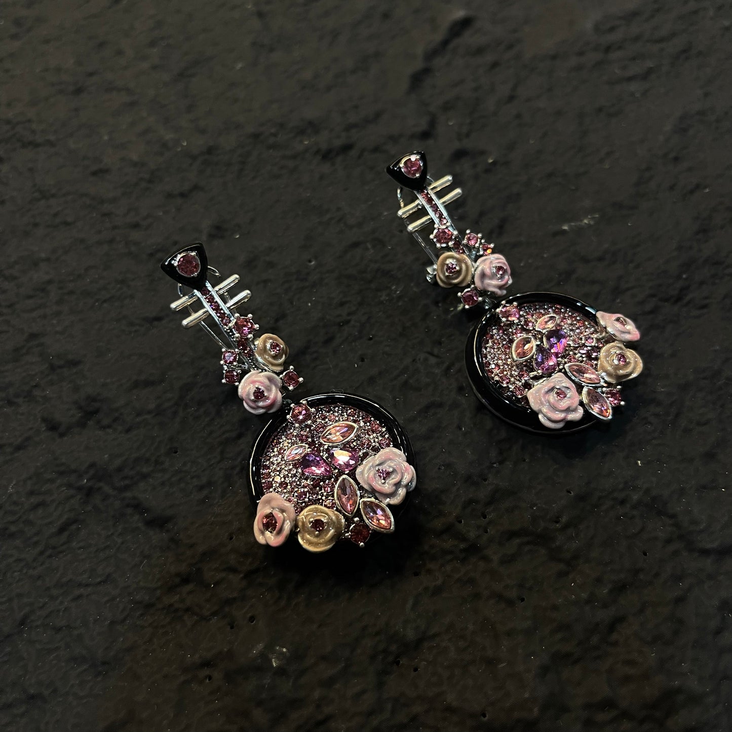 Elegant Copper Alloy Earrings  KK-JB0066