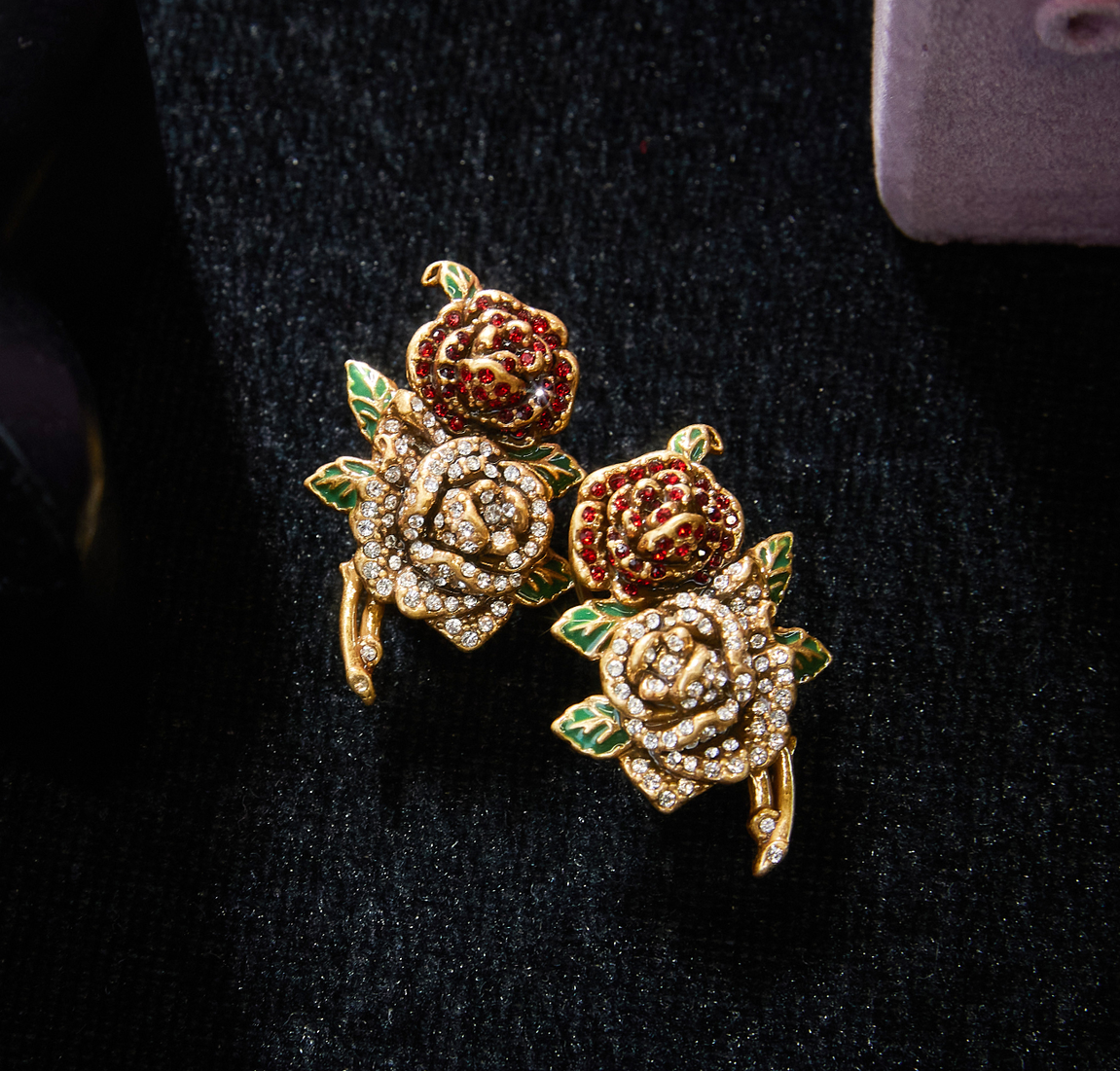 Refined Swarovski Crystal Copper Alloy Pearl-Imitation Jewelry Set KK-JB0027