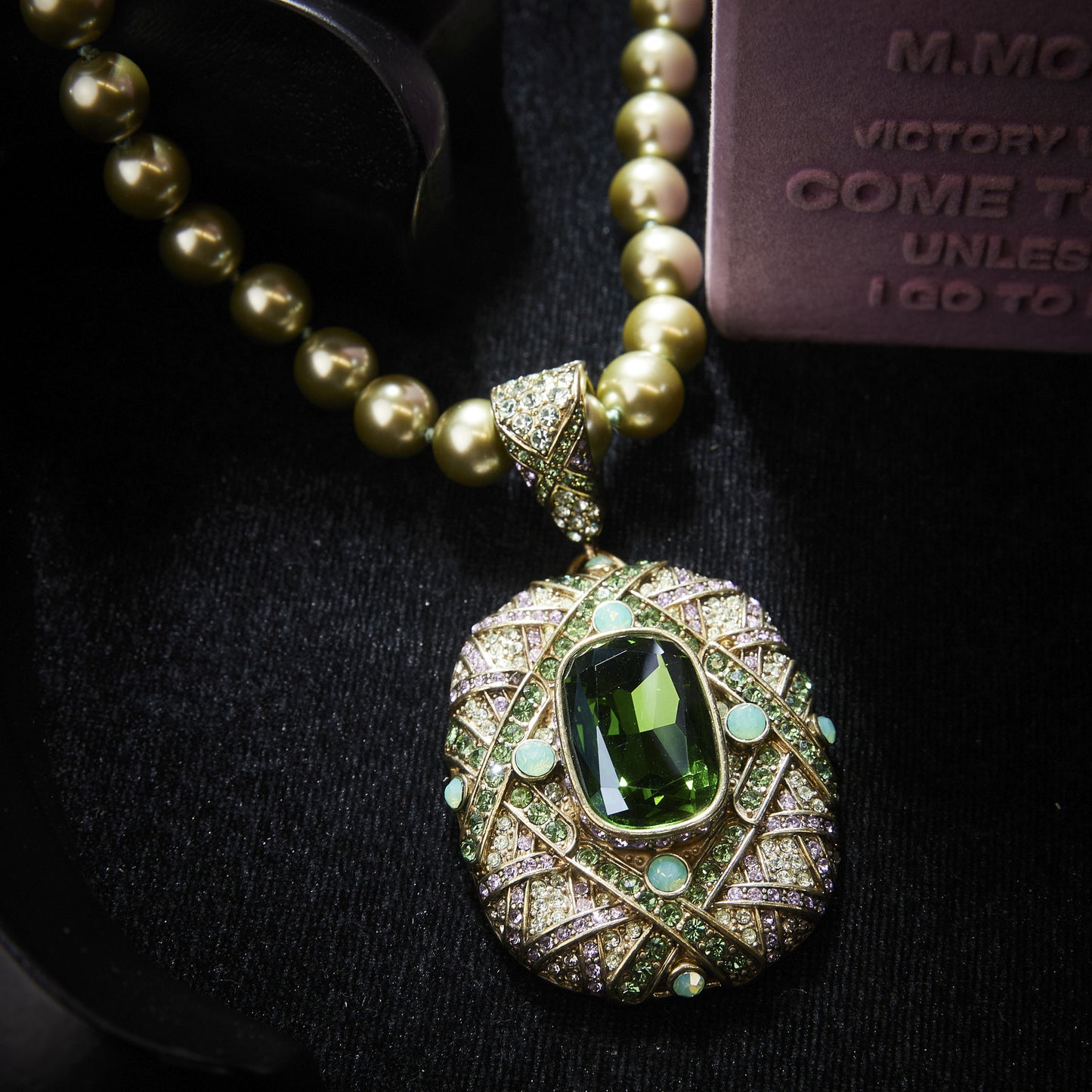 Sparkling Swarovski Crystal Copper Alloy Necklace KK-9715