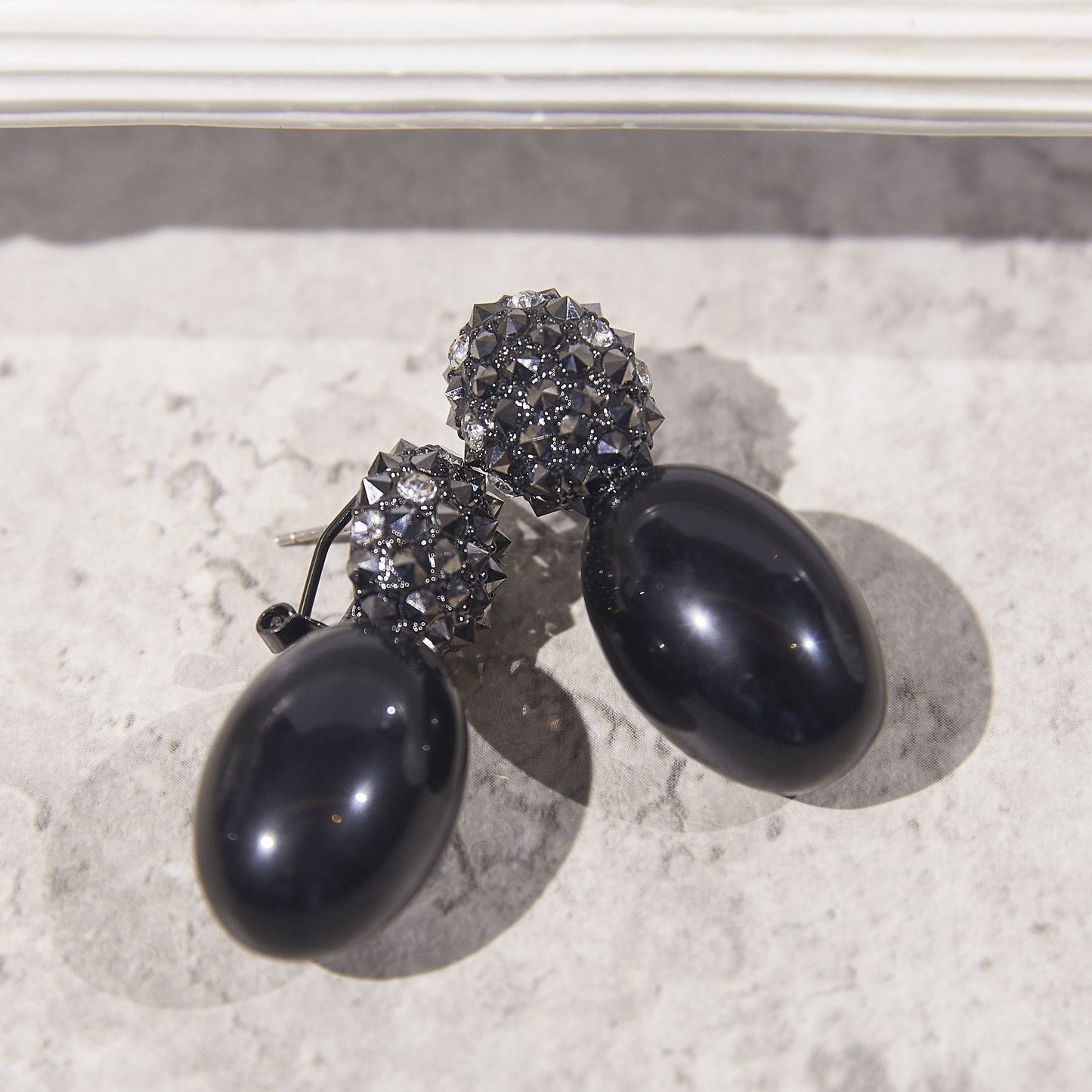 Refined Swarovski Crystal Copper Alloy Earrings  KK-9323