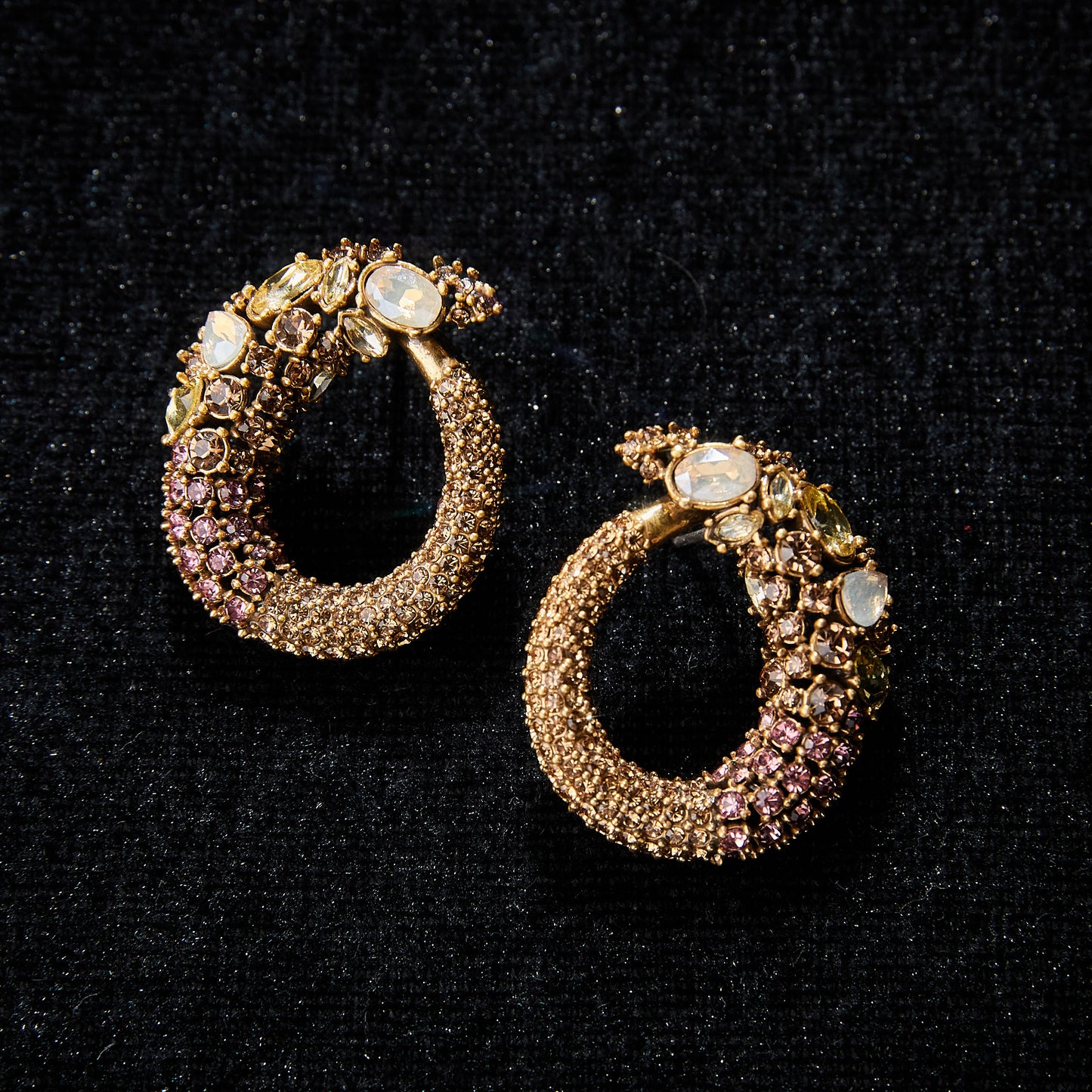 Refined Swarovski Crystal Copper Alloy Earrings  KK-JB0095