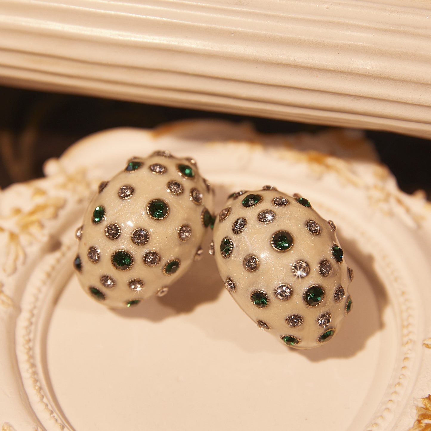 Refined Swarovski Crystal Copper Alloy Earrings  KK-91049