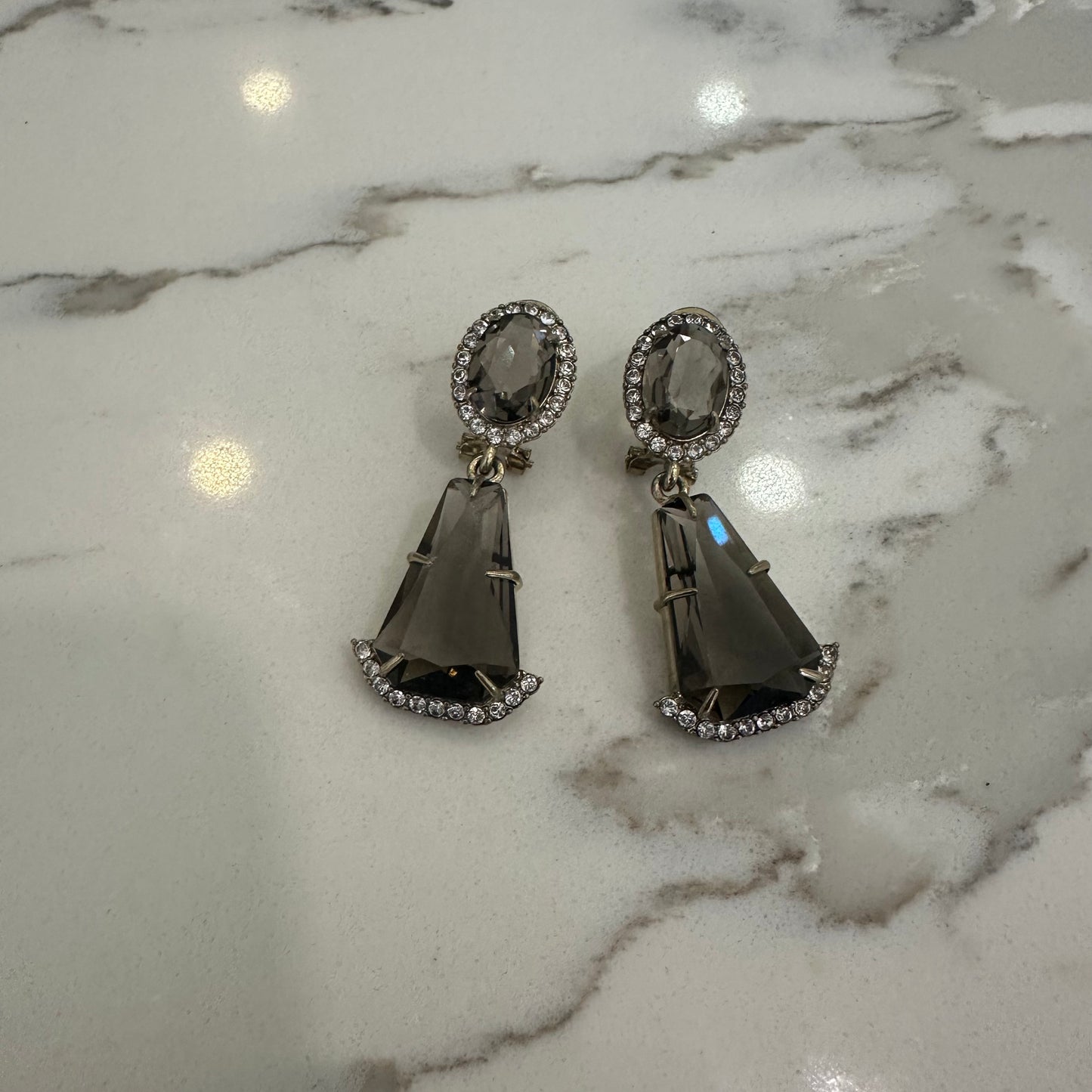 Refined Swarovski Crystal Copper Alloy Pearl-Imitation Earrings KK-92150