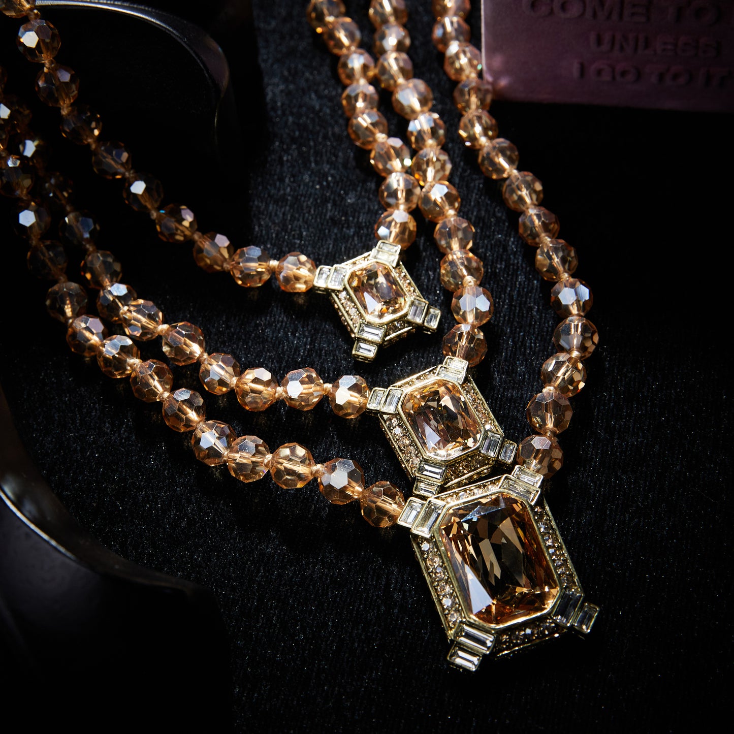 Sparkling Swarovski Crystal Copper Alloy Necklace & Earrings Set KK-91969