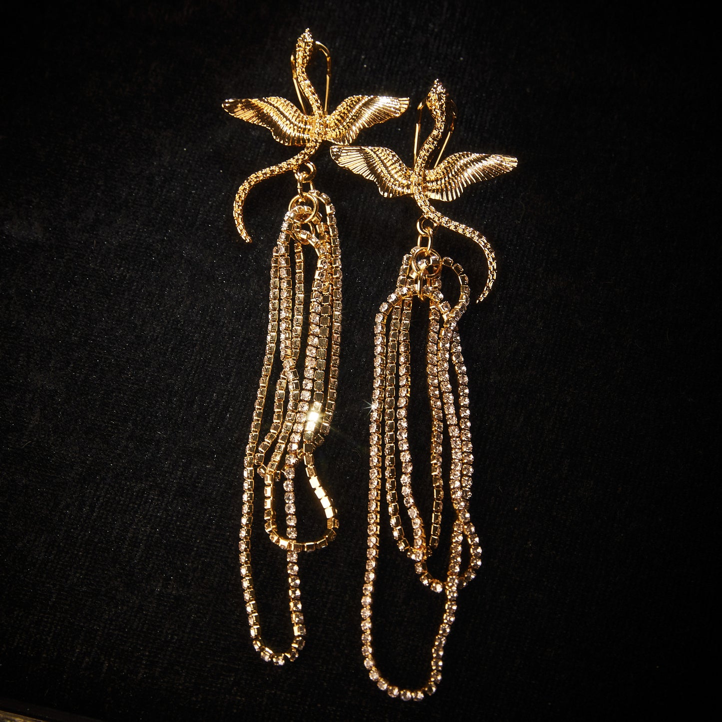 Refined Swarovski Crystal Copper Alloy Earrings   KK-91508