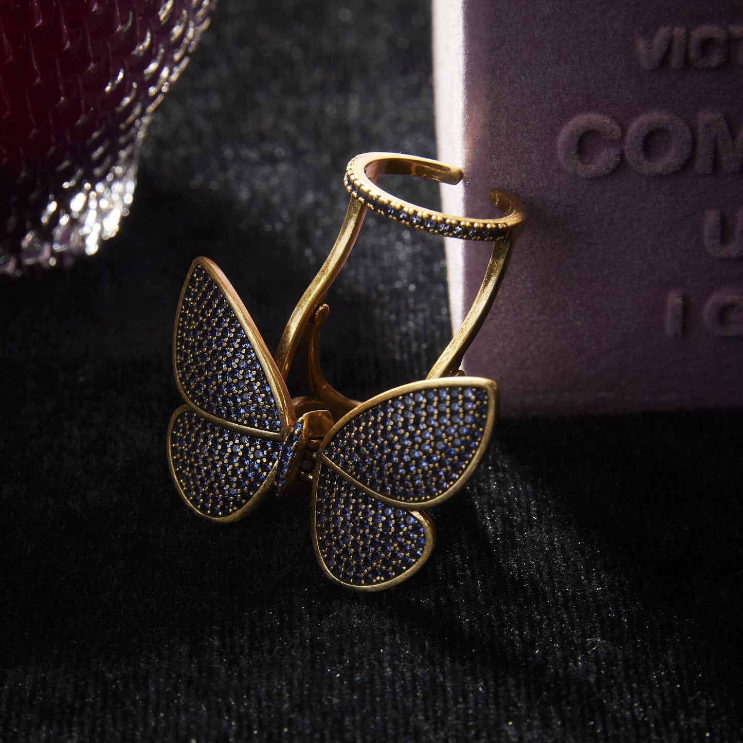 Refined Swarovski Crystal Copper Alloy Ring KK-91870