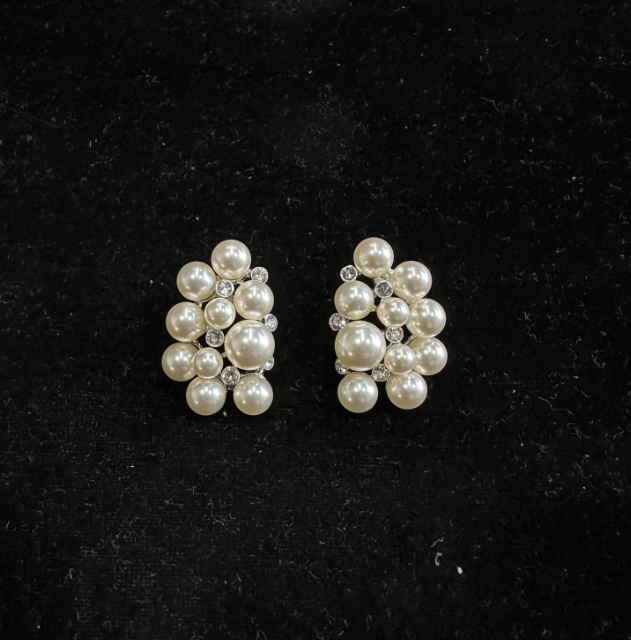 Refined Swarovski Crystal Copper Alloy Pearl-Imitation Jewelry Set KK-92156