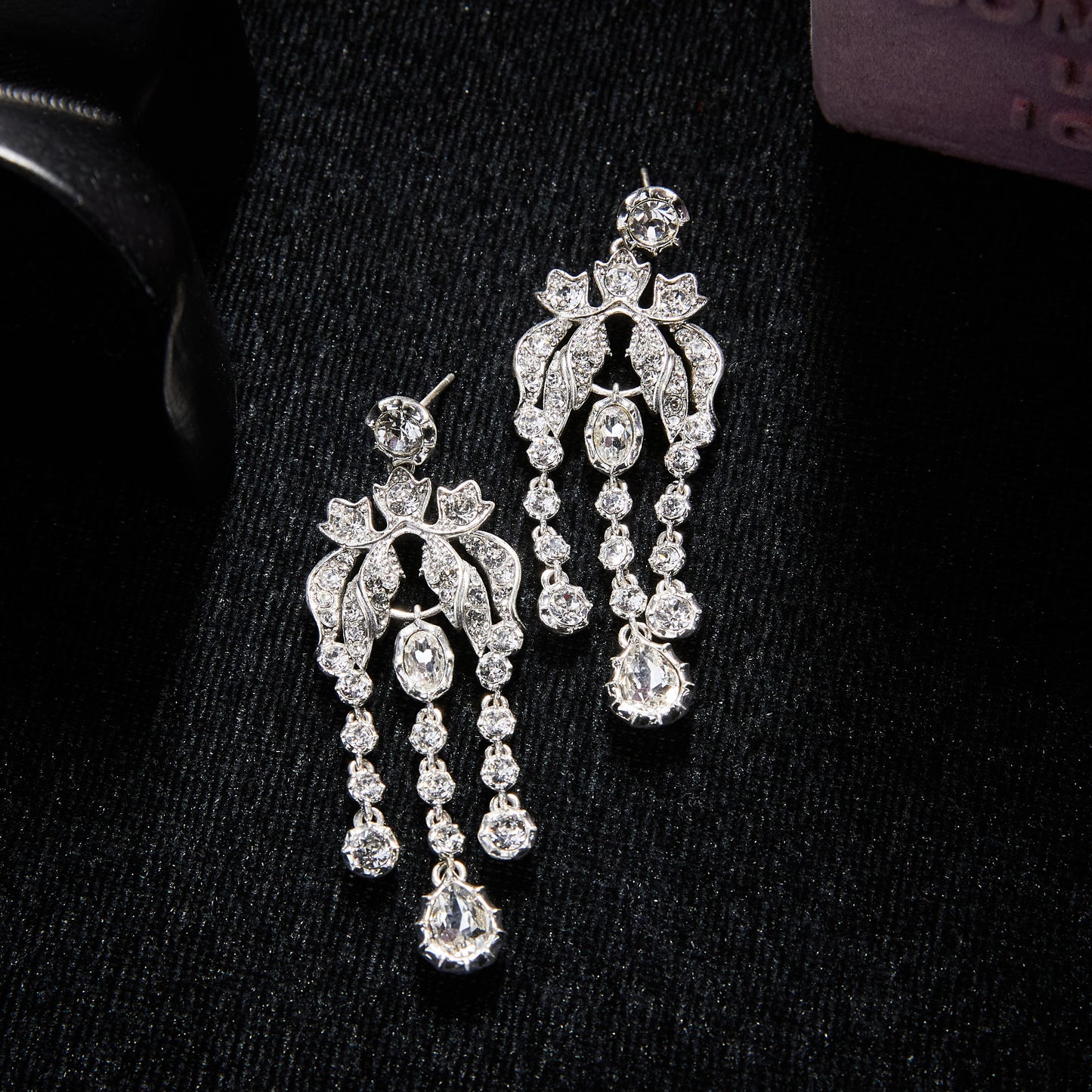 Refined Swarovski Crystal Copper Alloy Jewelry Set KK-JB0073