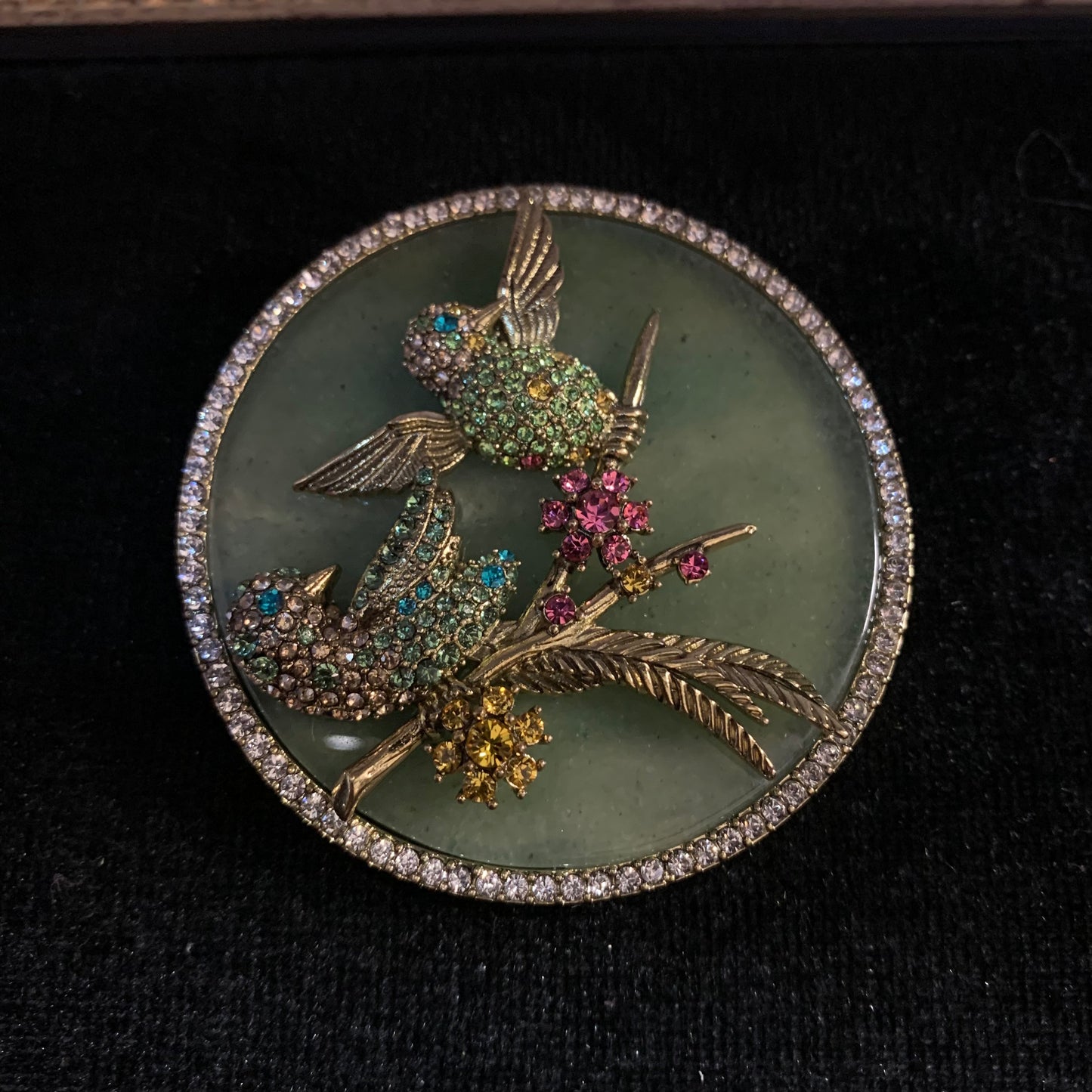 Refined Swarovski Crystal Copper Alloy  Brooch KK-92124