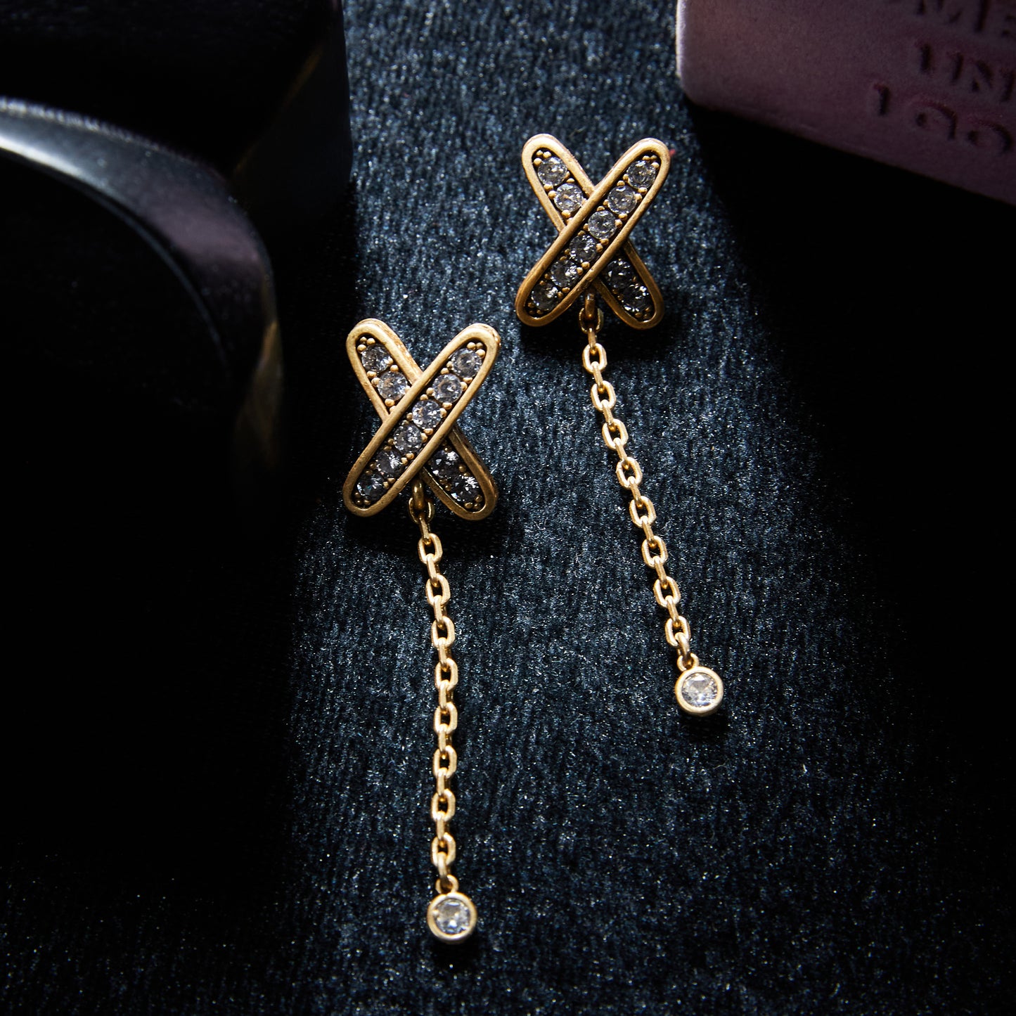 Refined Swarovski Crystal Copper Alloy Earrings  KK-91902