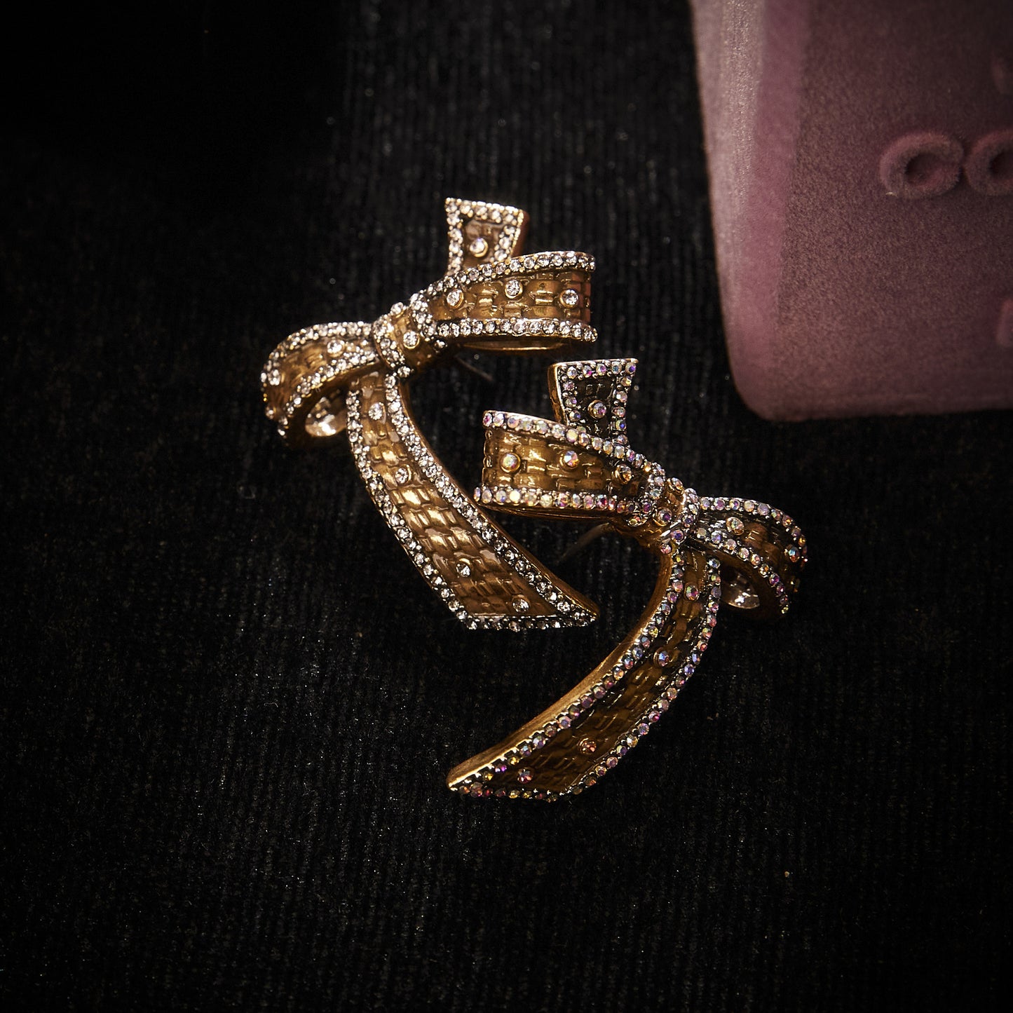 Refined Swarovski Crystal Copper Alloy Brooch &Earrings KK-91644/91645