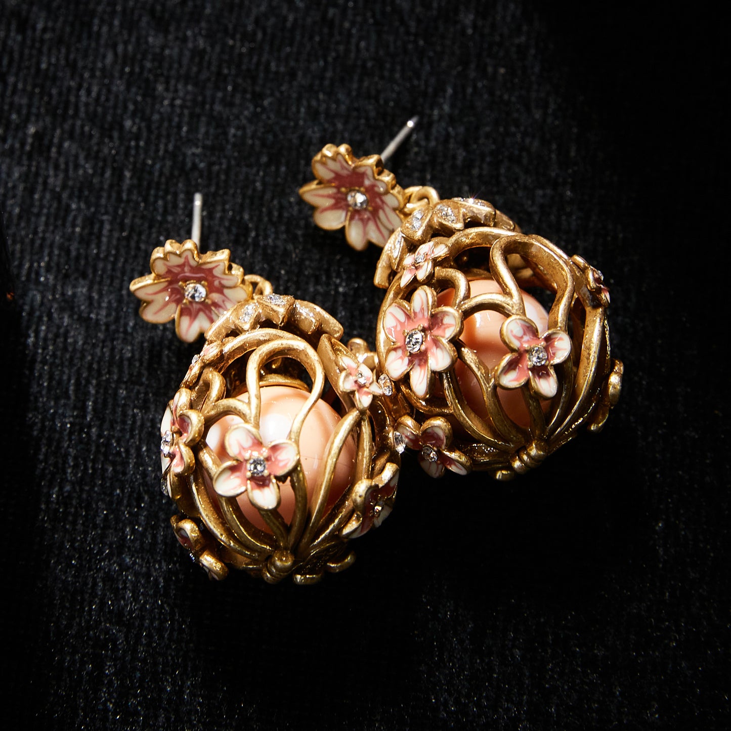 Refined Swarovski Crystal Copper Alloy Earrings KK-JB0096