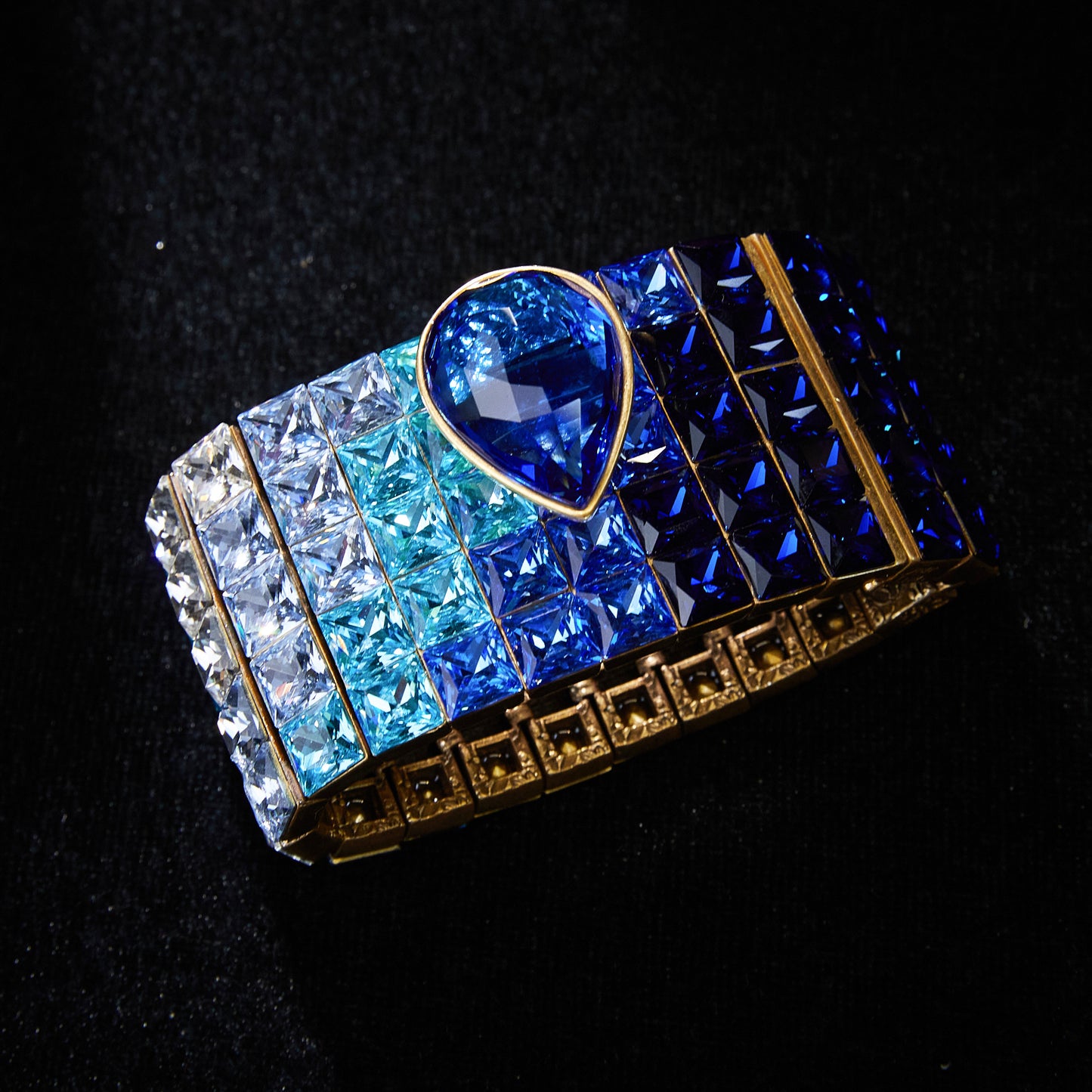 Sparkling Swarovski Crystal Copper Alloy Jewelry Set KK-92077