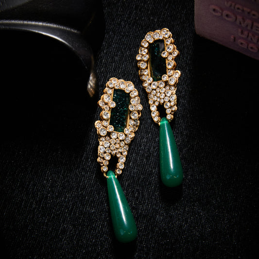 Elegant Copper Alloy Earrings  KK-JB0211