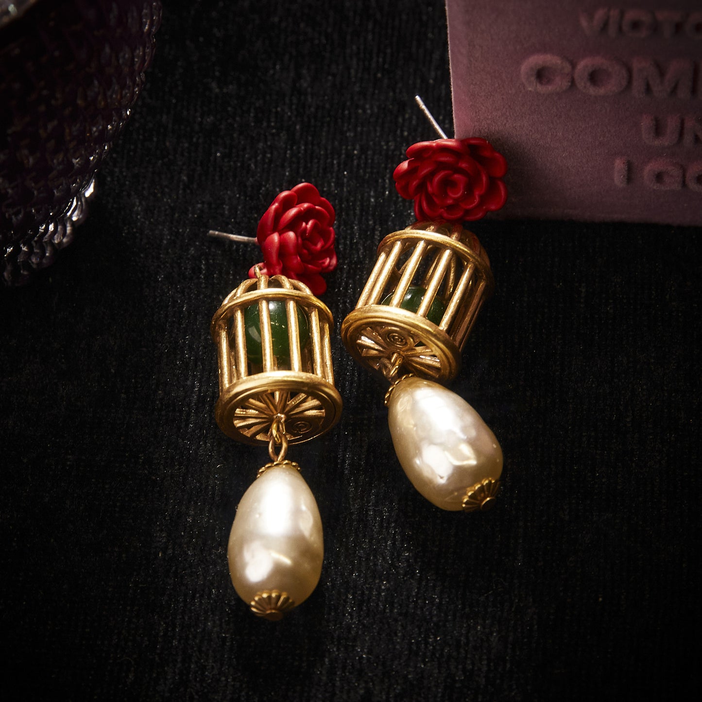 Refined Swarovski Crystal Copper Alloy Earrings  KK-91028