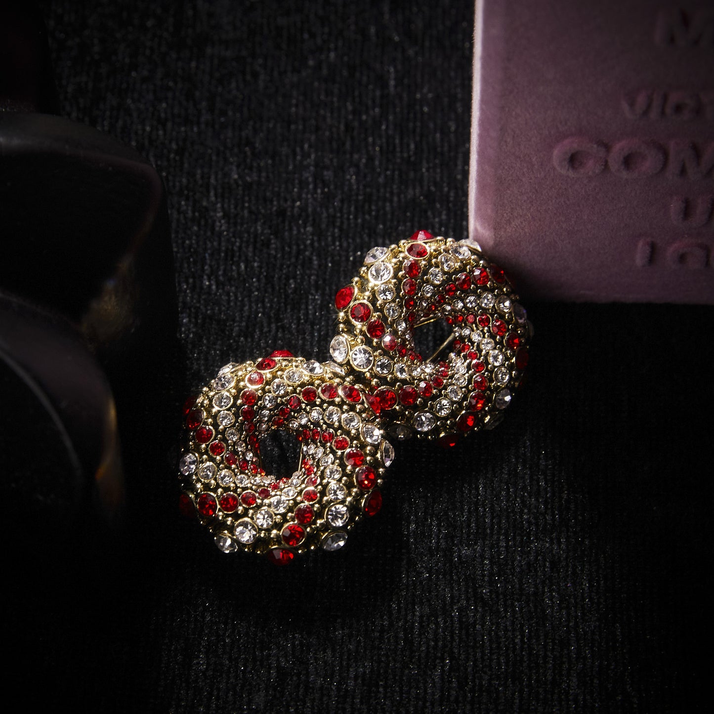 Sparkling Swarovski Crystal Copper Alloy Earrings KK-9050