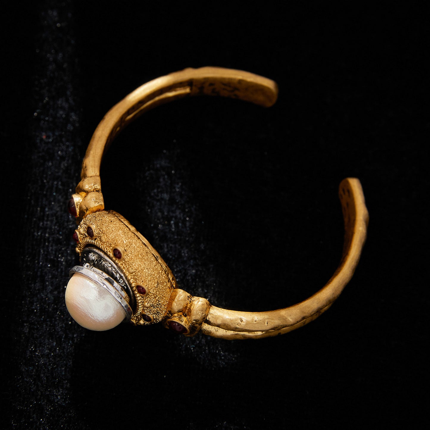 Copper Alloy Pearl-Imitation Bracelet KK-JK0017