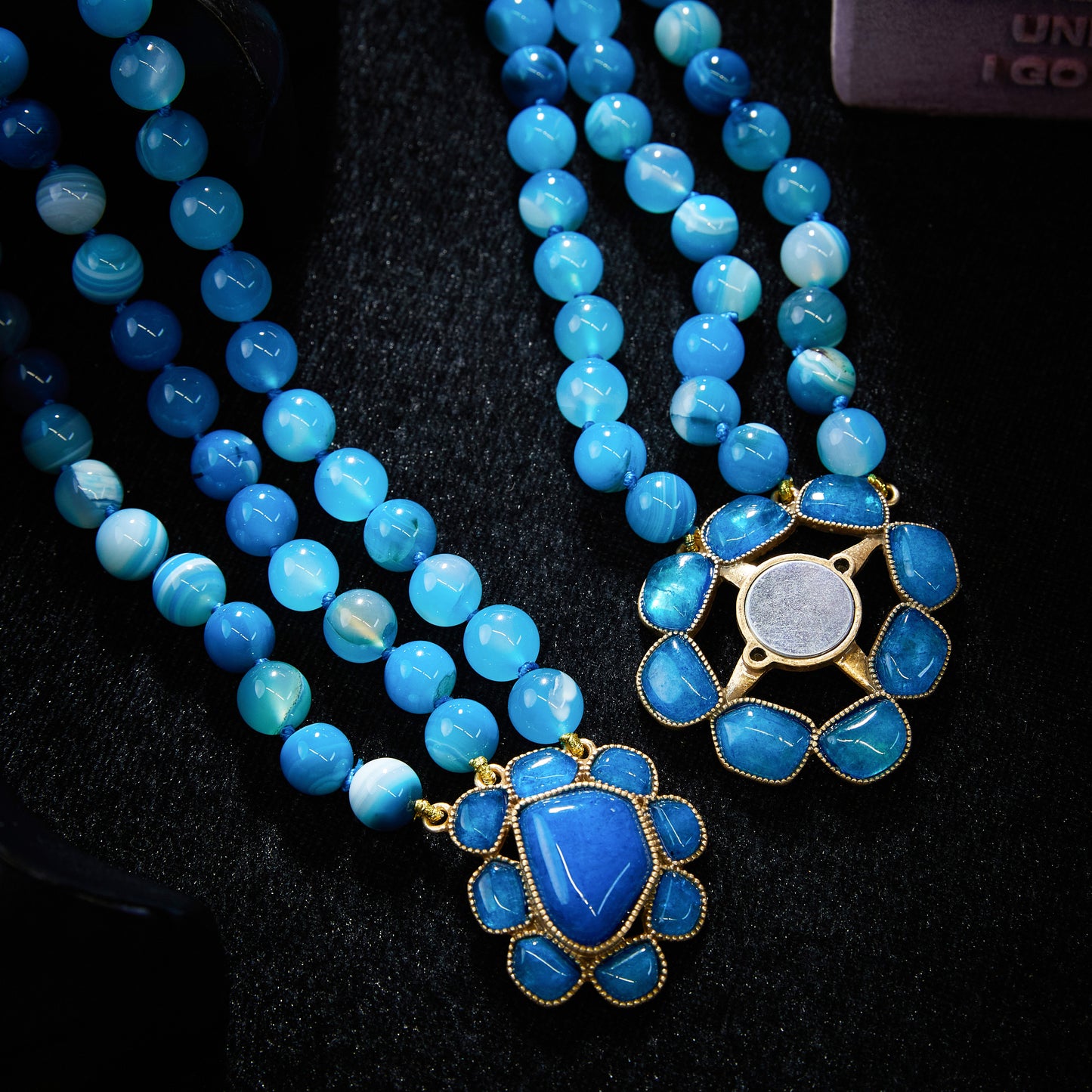 Sparkling Swarovski Crystal Copper Alloy Necklace & Earrings Set KK-JB0022