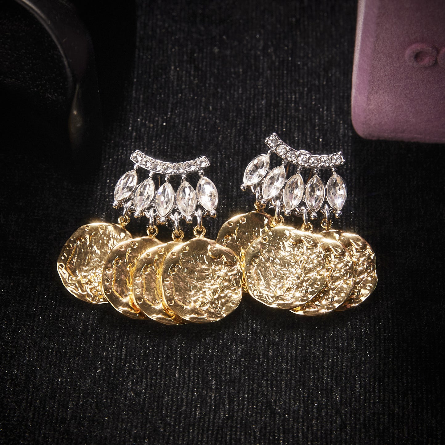 Refined Swarovski Crystal Copper Alloy Earrings KK-91666