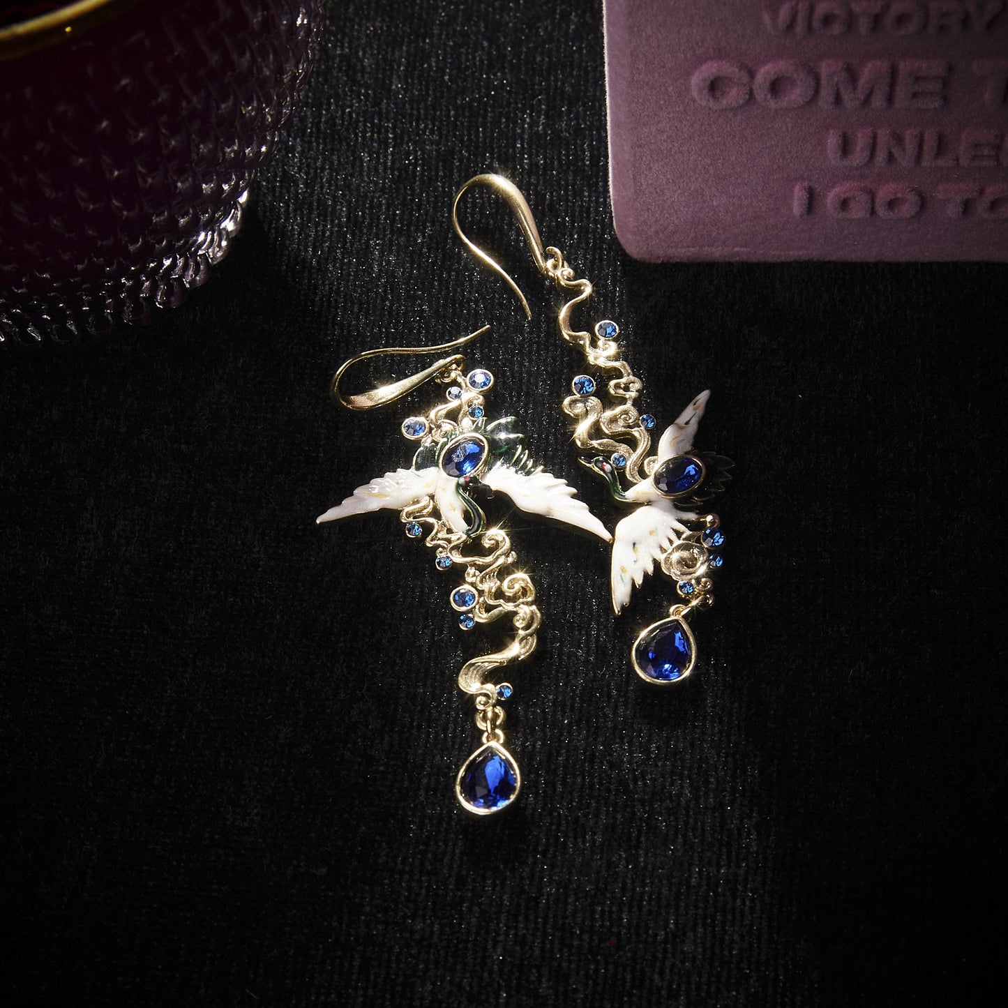 Elegant Copper Alloy Earrings  KK-9057