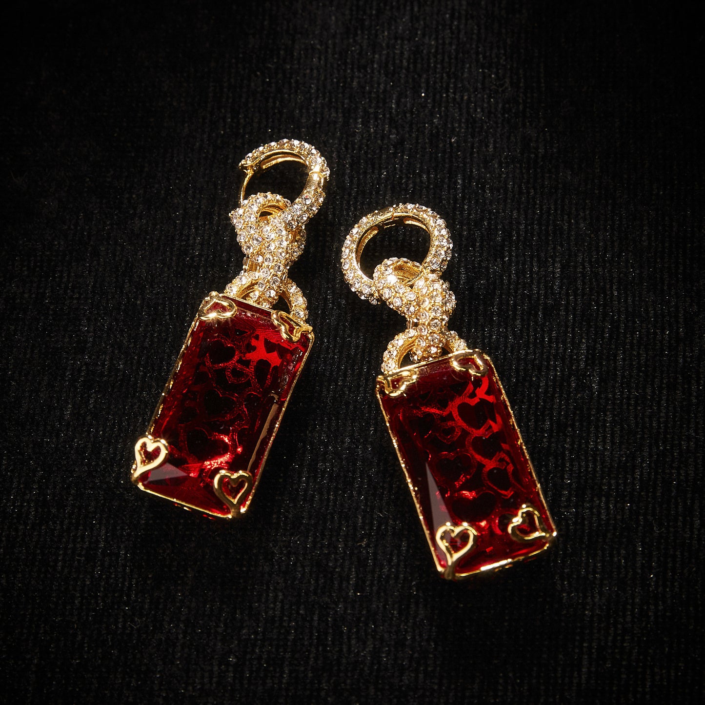 Refined Swarovski Crystal Copper Alloy Earrings  KK-91617