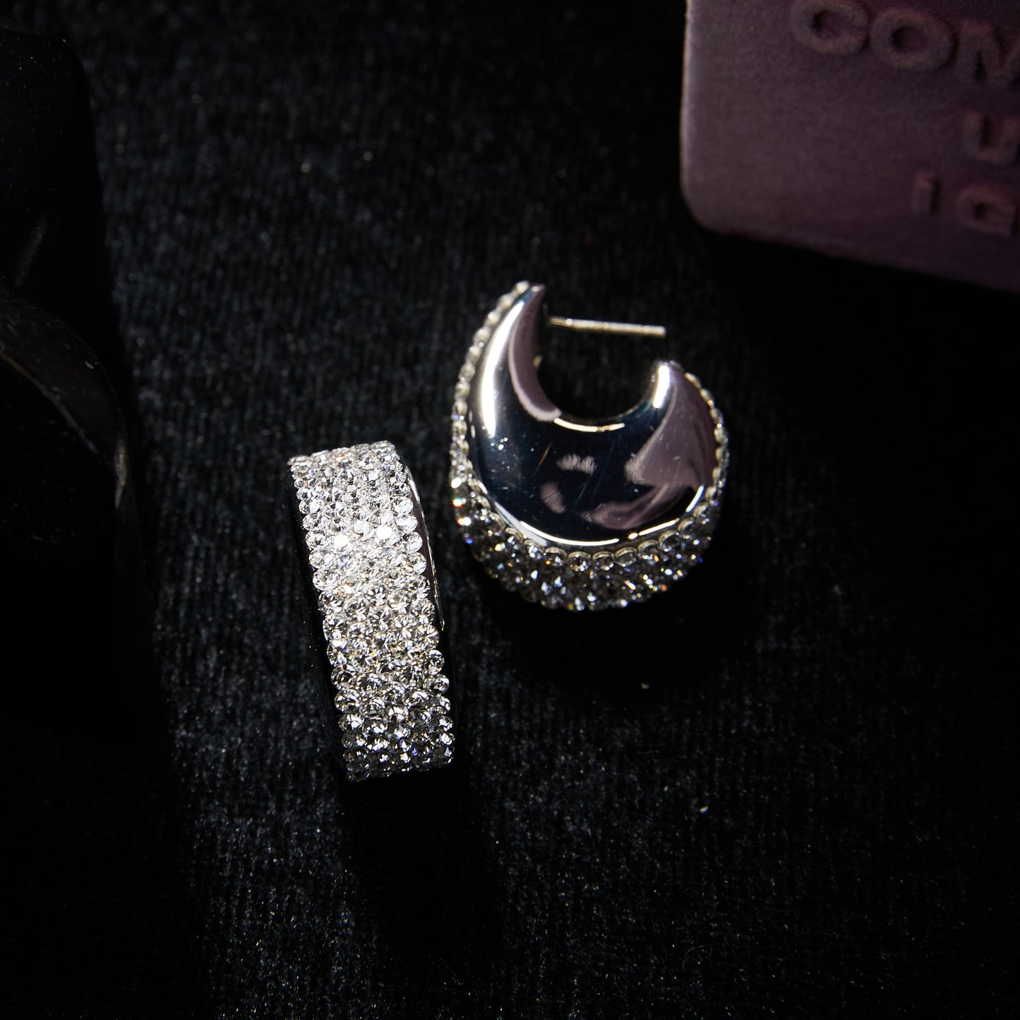 Sparkling Swarovski Crystal Copper Alloy Earrings KK-JB0240