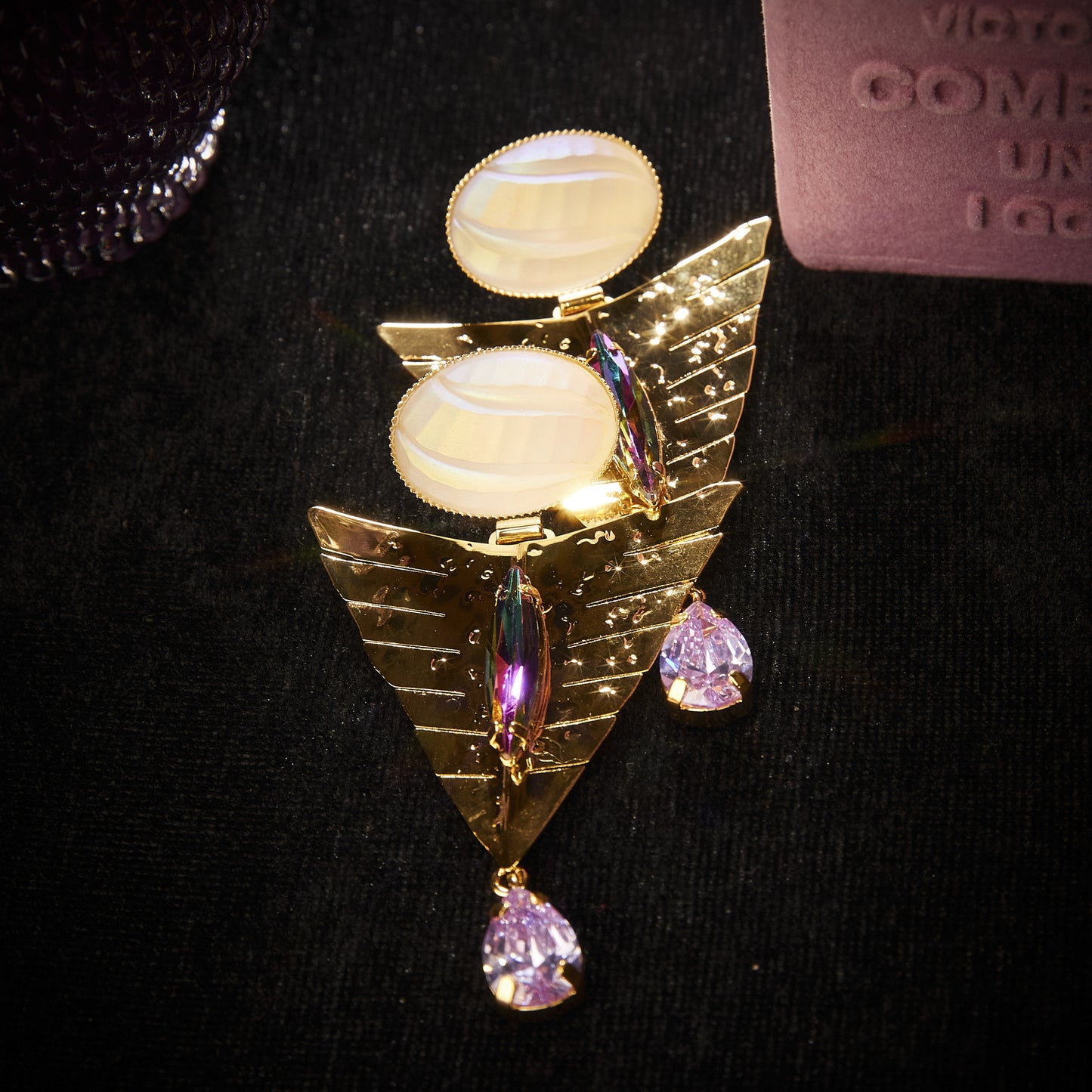 Refined Swarovski Crystal Copper Alloy Earrings KK-91661