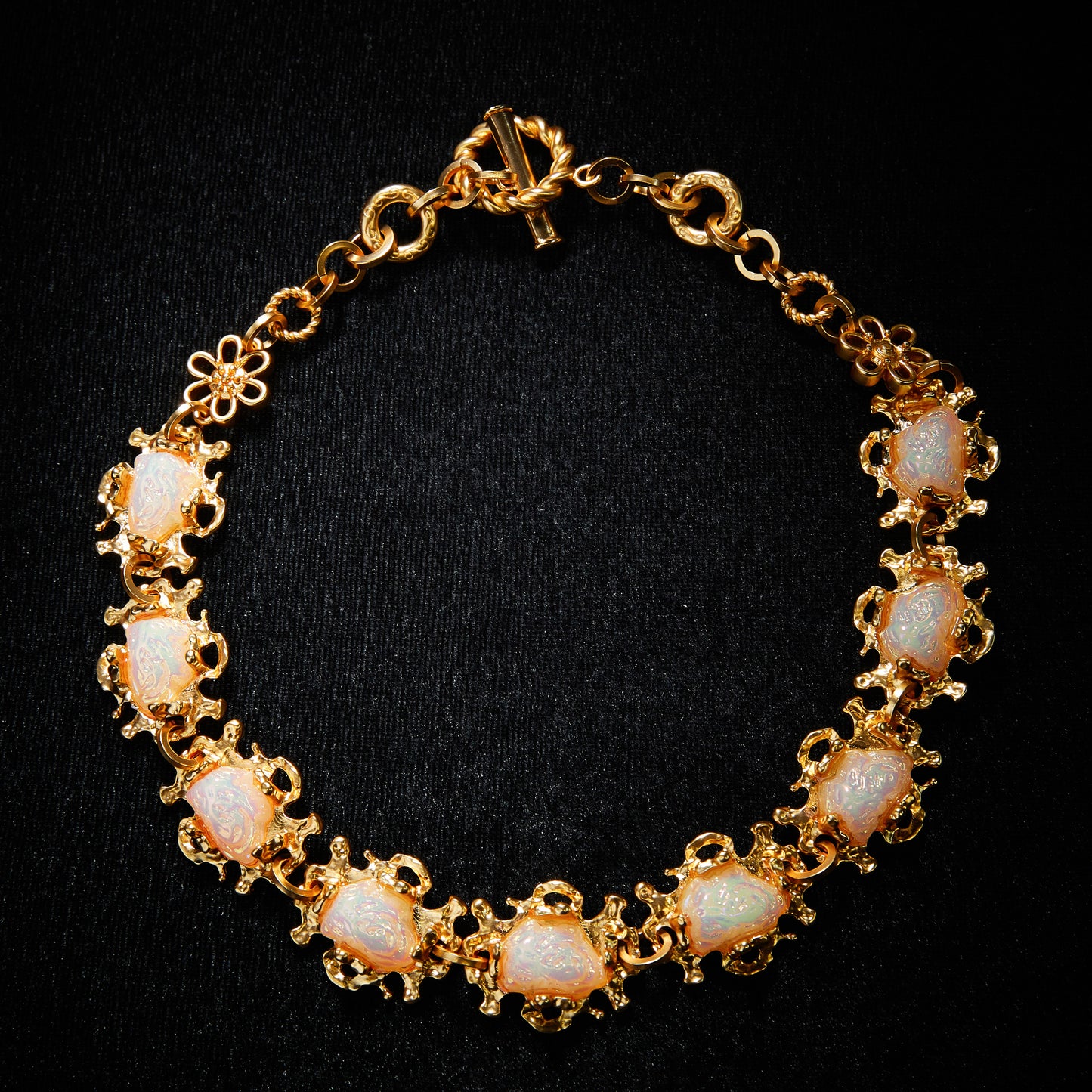 Refined Swarovski Crystal Copper Alloy Necklace KK-JB0146