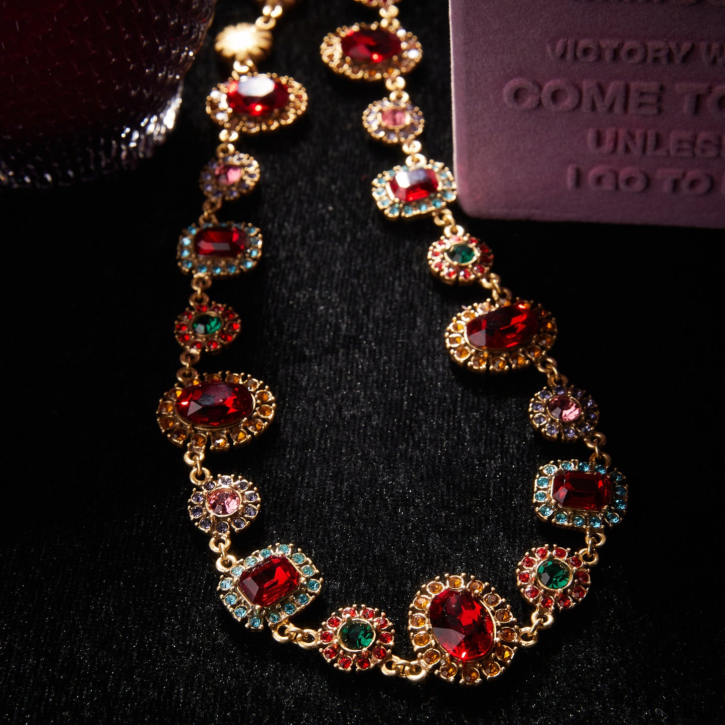 Timeless Swarovski Crystal Copper Alloy Necklace KK-9014