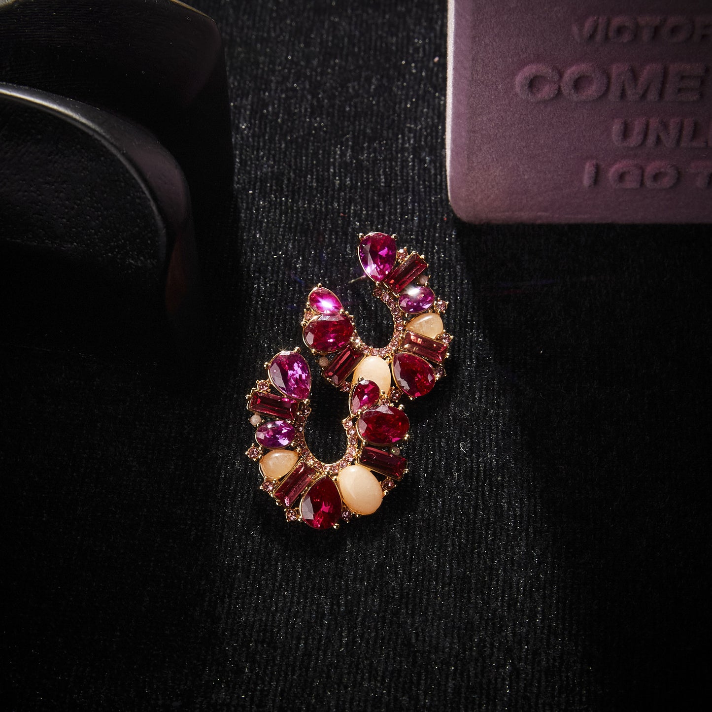 Refined Swarovski Crystal Copper Alloy Earrings  KK-9219