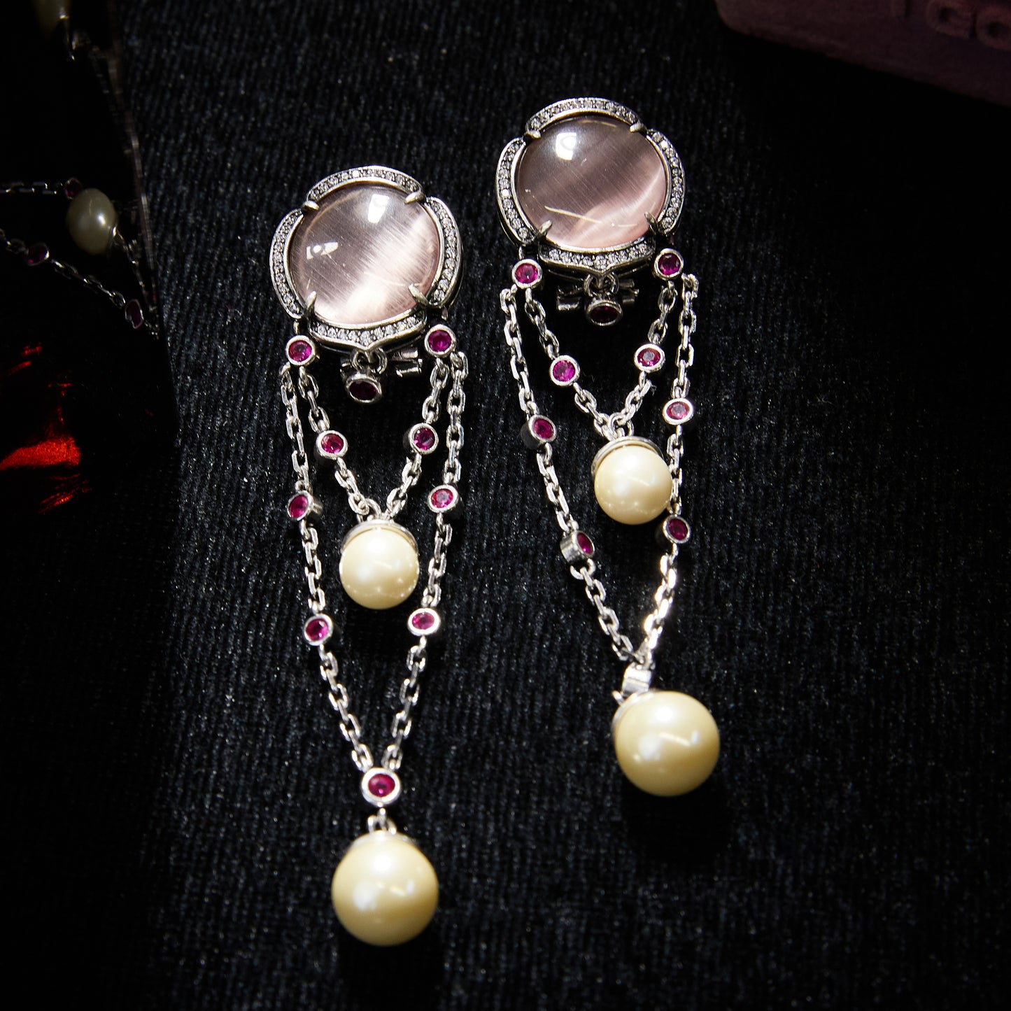 Elegant Copper Alloy Pearl-Imitation Earrings  KK-JB0065