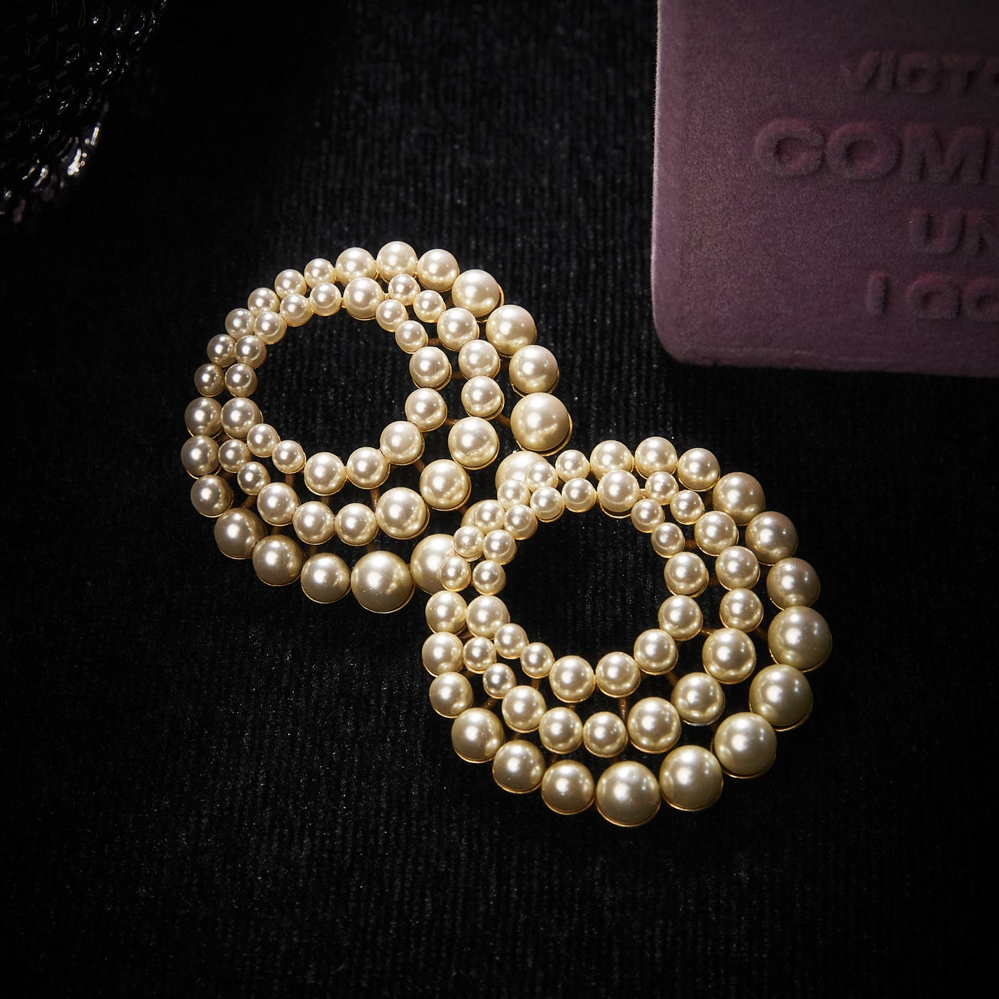 Copper Alloy Pearl-Imitation Earrings KK-91282
