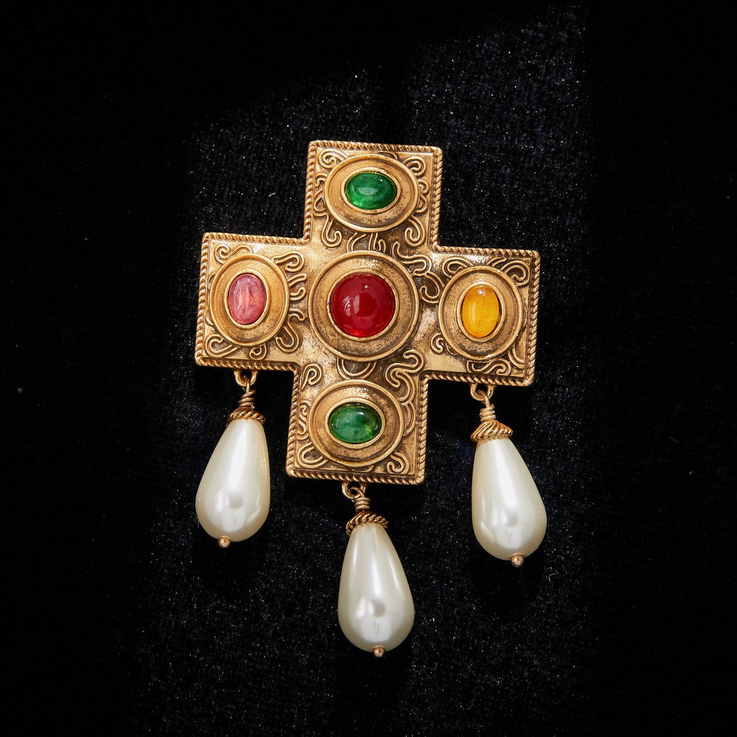 Refined Swarovski Crystal Copper Alloy Pearl-Imitation Jewelry Set KK-92098