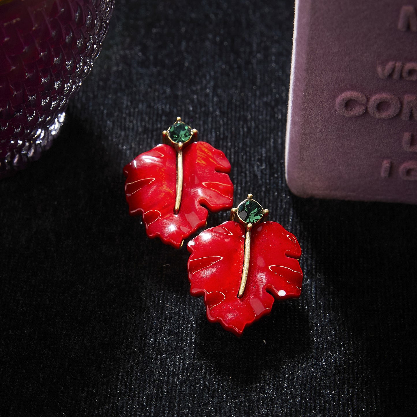 Sparkling Swarovski Crystal Copper Alloy Earrings KK-91014