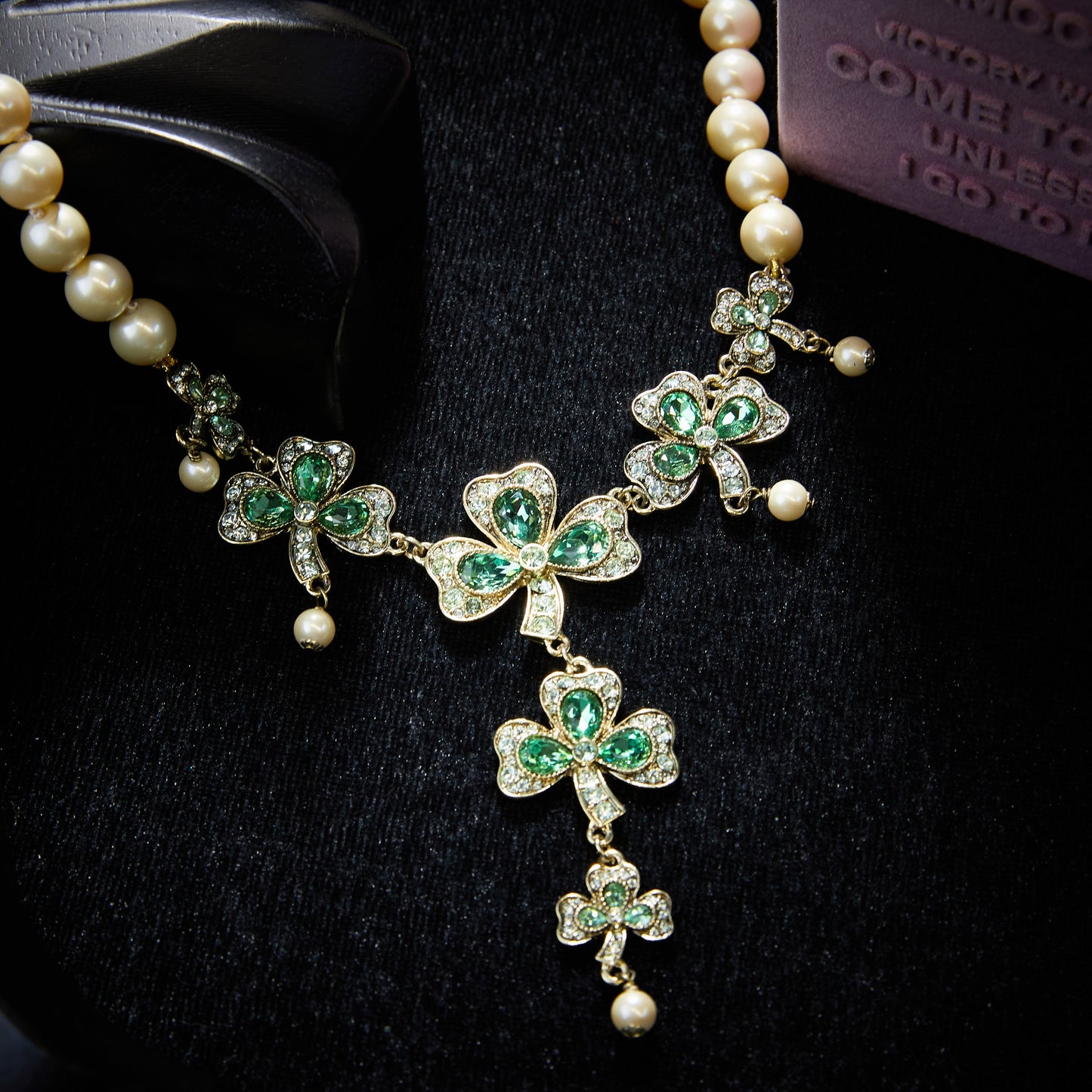 Sparkling Swarovski Crystal Copper Alloy Necklace KK-JB0037