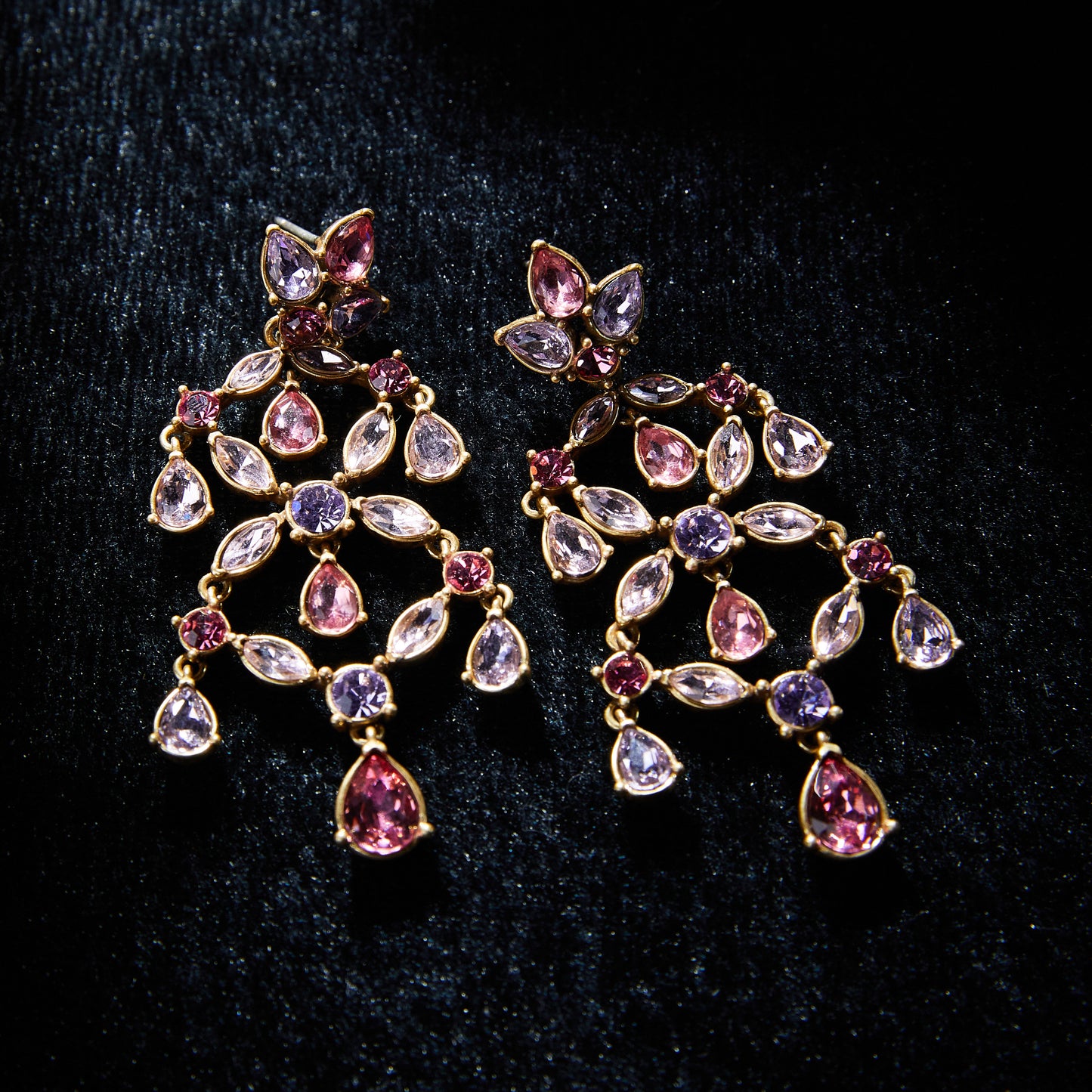 Refined Swarovski Crystal Copper Alloy Earrings  KK-91434