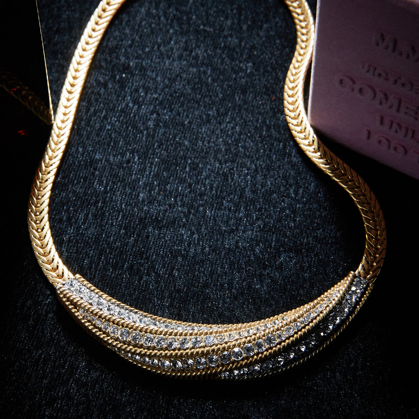 Elegant Swarovski Crystal Copper Alloy Necklace KK-91244