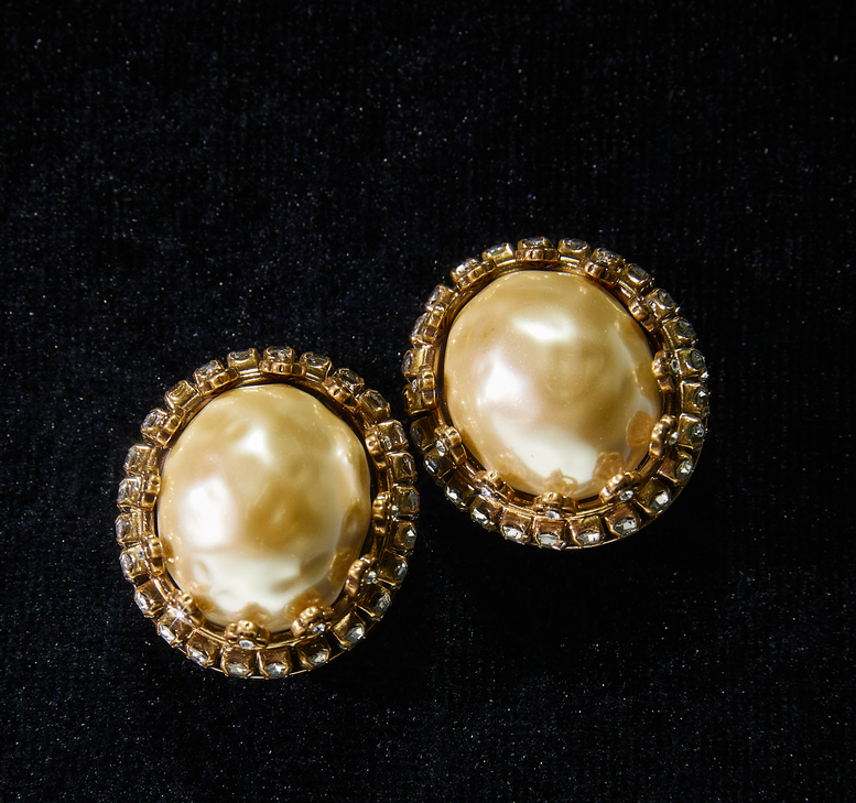 Sparkling Swarovski Crystal Copper Alloy Pearl-Imitation Jewelry Set KK-92210