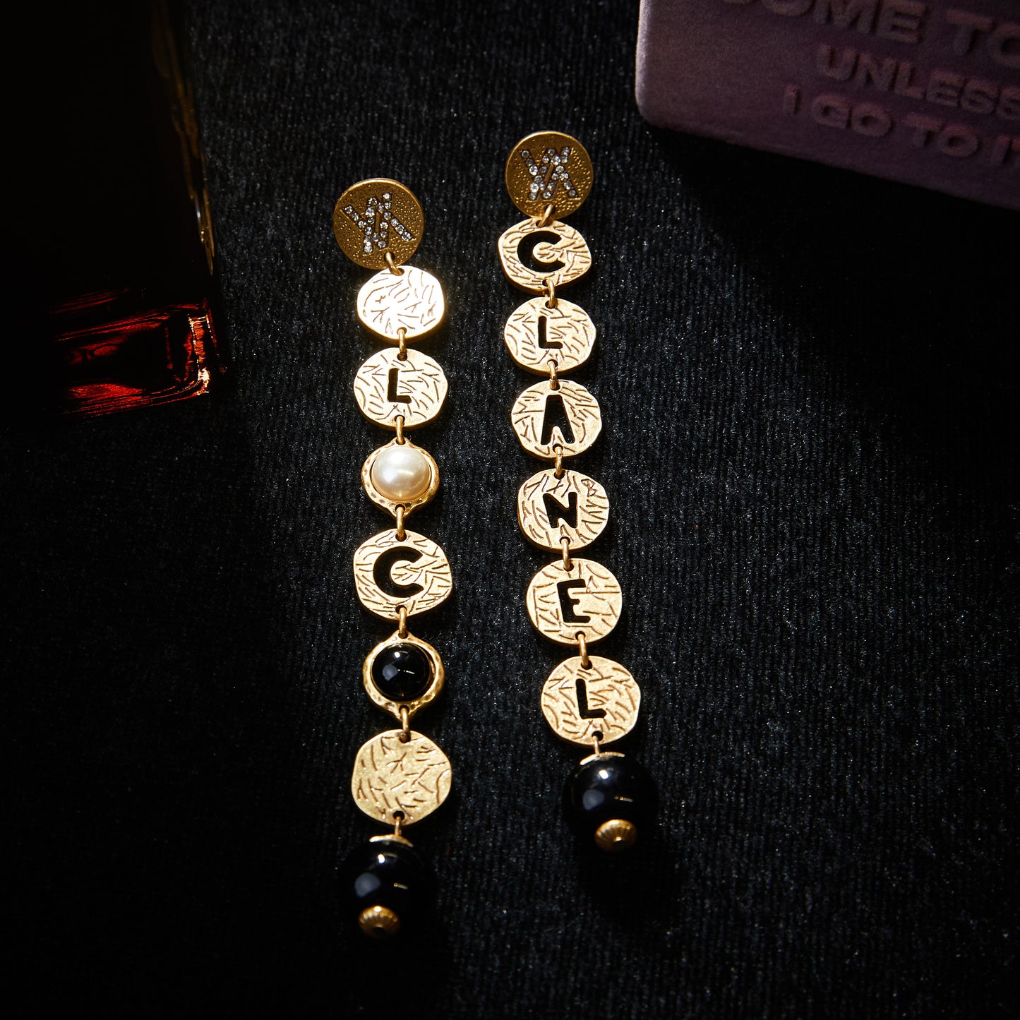 Sparkling Swarovski Crystal Copper Alloy Earrings KK-9167