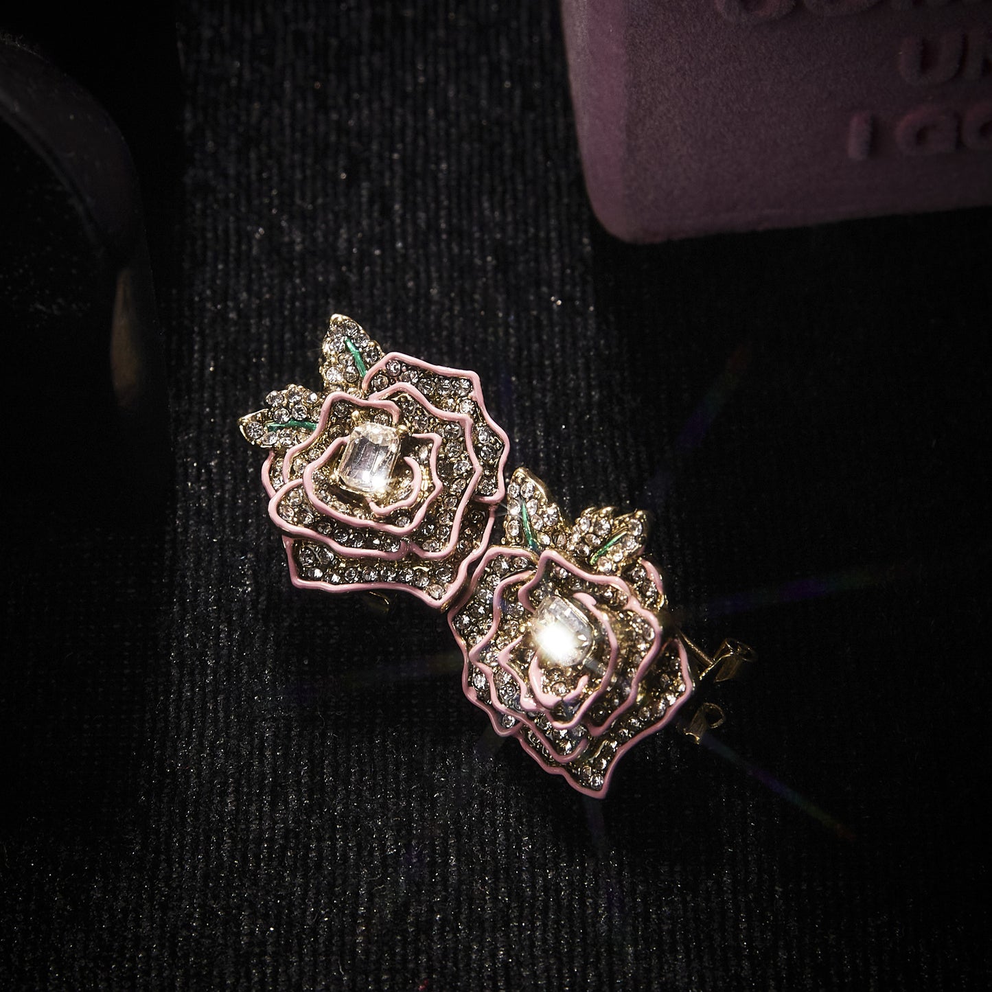 Sparkling Swarovski Crystal Copper Alloy Necklace & Earrings Set KK-91670/91671