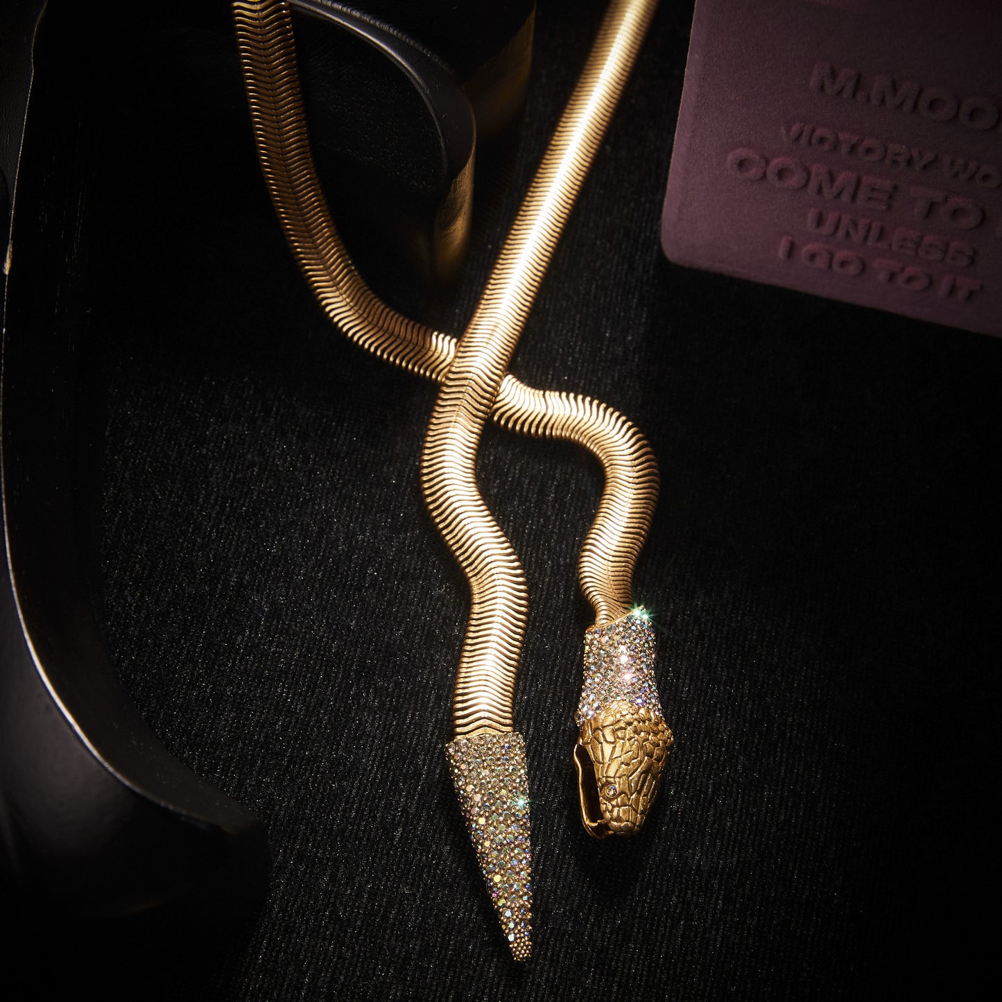 Sleek Swarovski Crystal Copper Alloy Necklace KK-91621