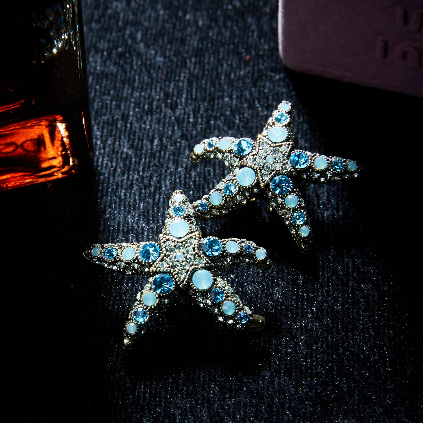 Sparkling Swarovski Crystal Copper Alloy Pearl-Imitation Necklace & Earrings KK-9449/9447