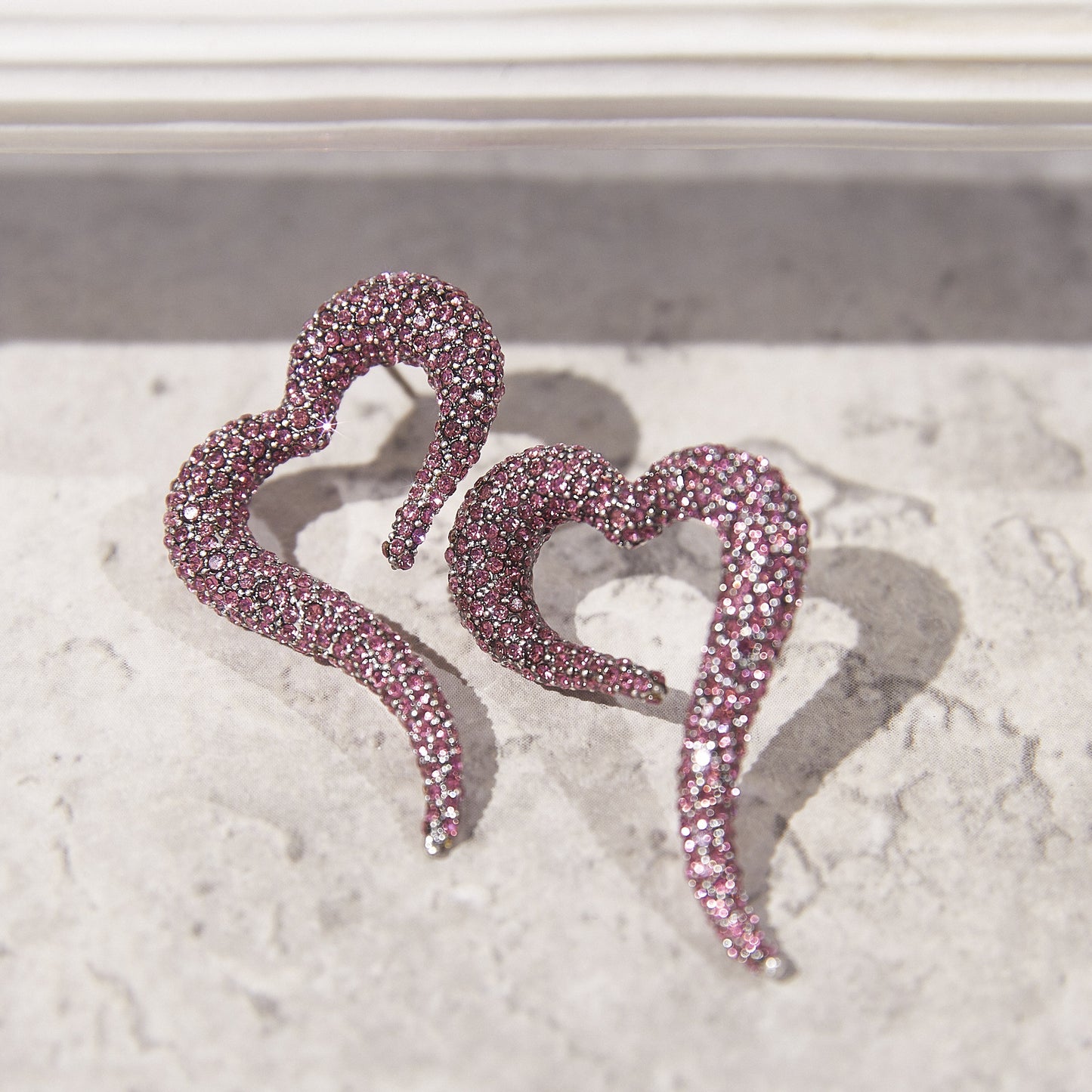 Refined Swarovski Crystal Copper Alloy Earrings  KK-9231